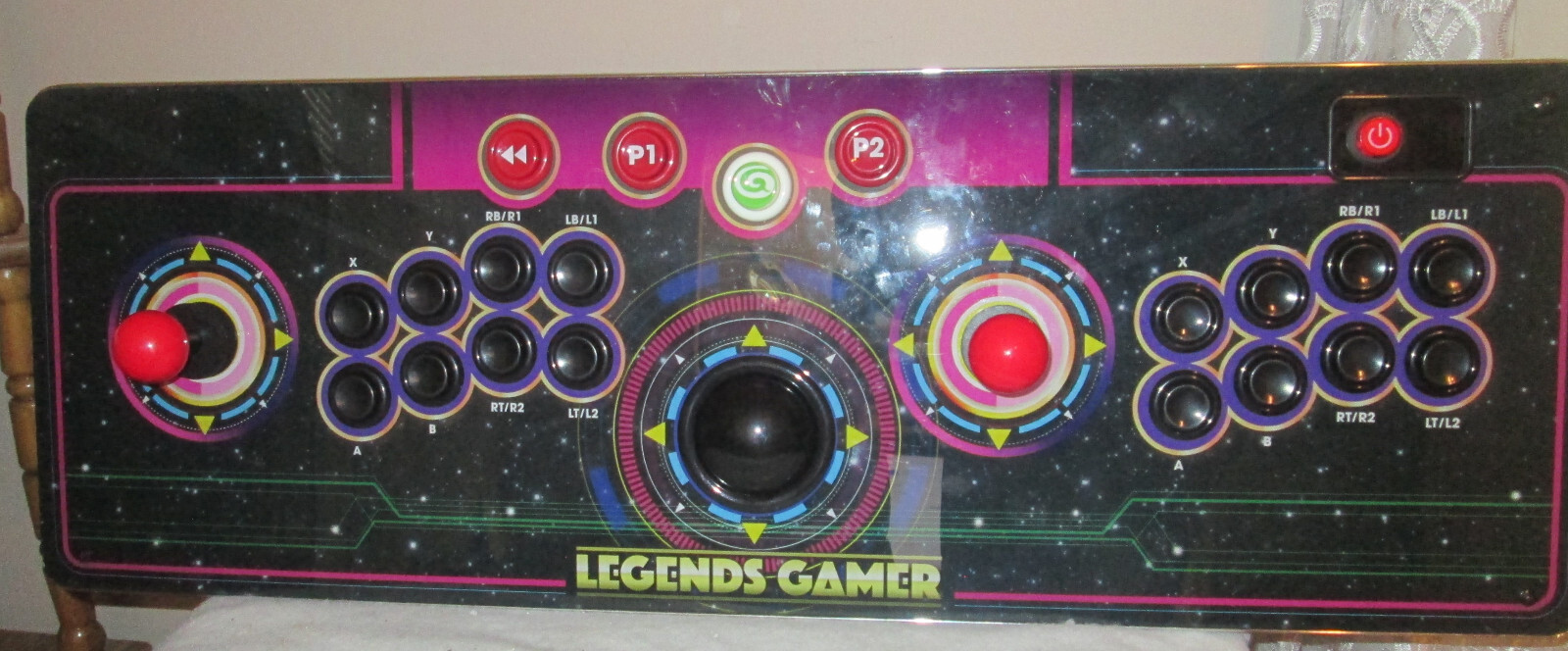 LEGENDS GAMER PRO, DELUXE TABLE TOP HOME ARCADE GAME CONSOLE, HA2802 no box