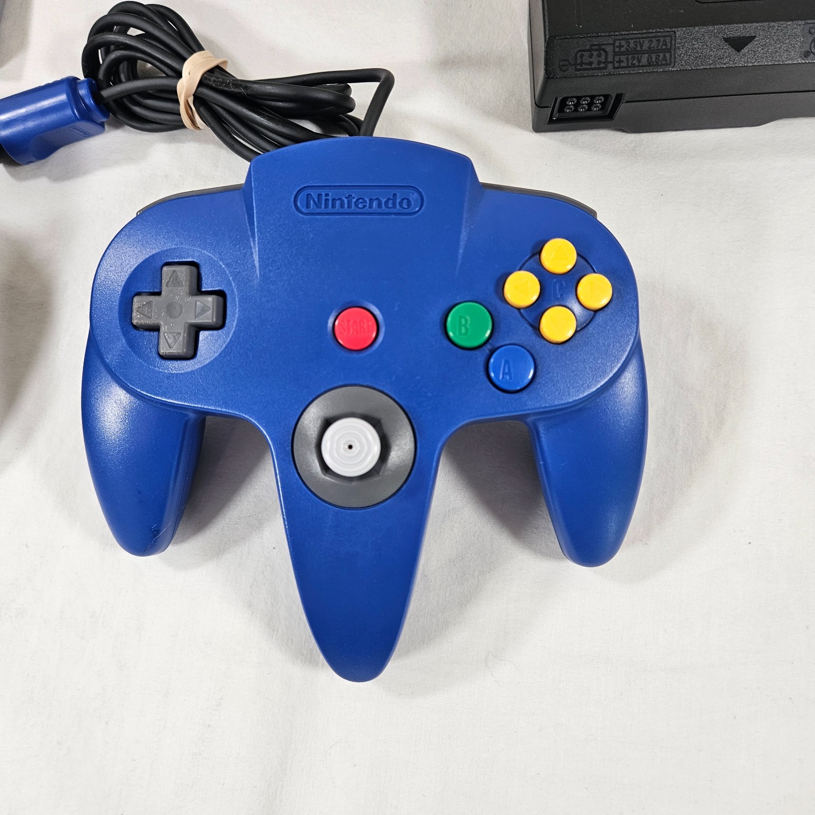 Nintendo 64 N64 Console NUS-001 2 Controllers 1 Game Rumble Pack NO AV CABLE
