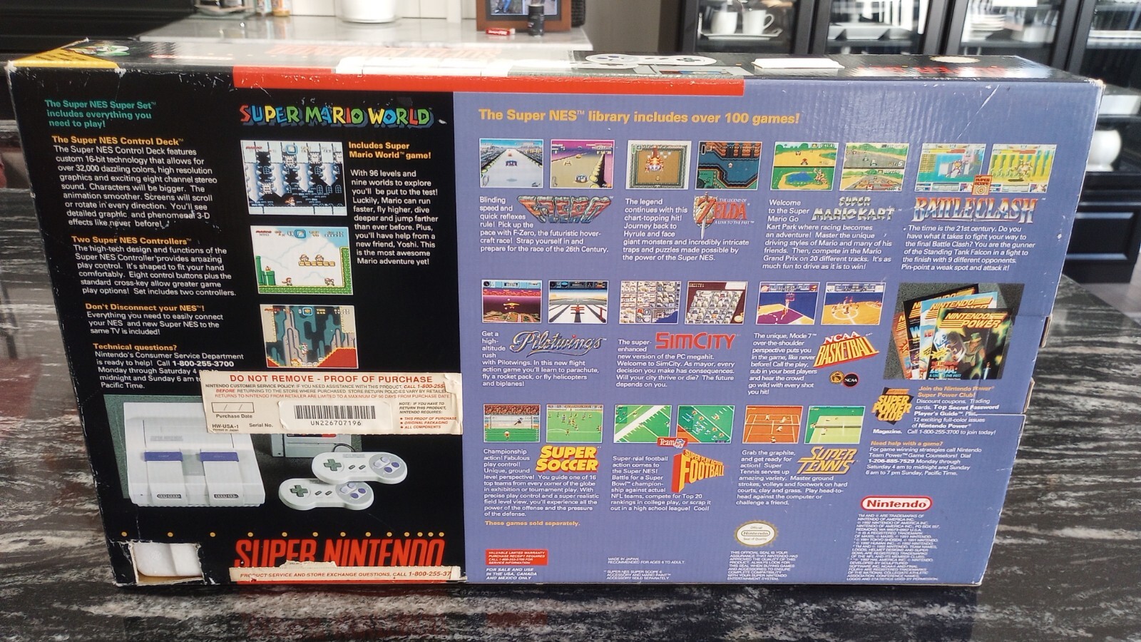 Nintendo Super SNES Console Super Set In Box Best Buy Tested And Working