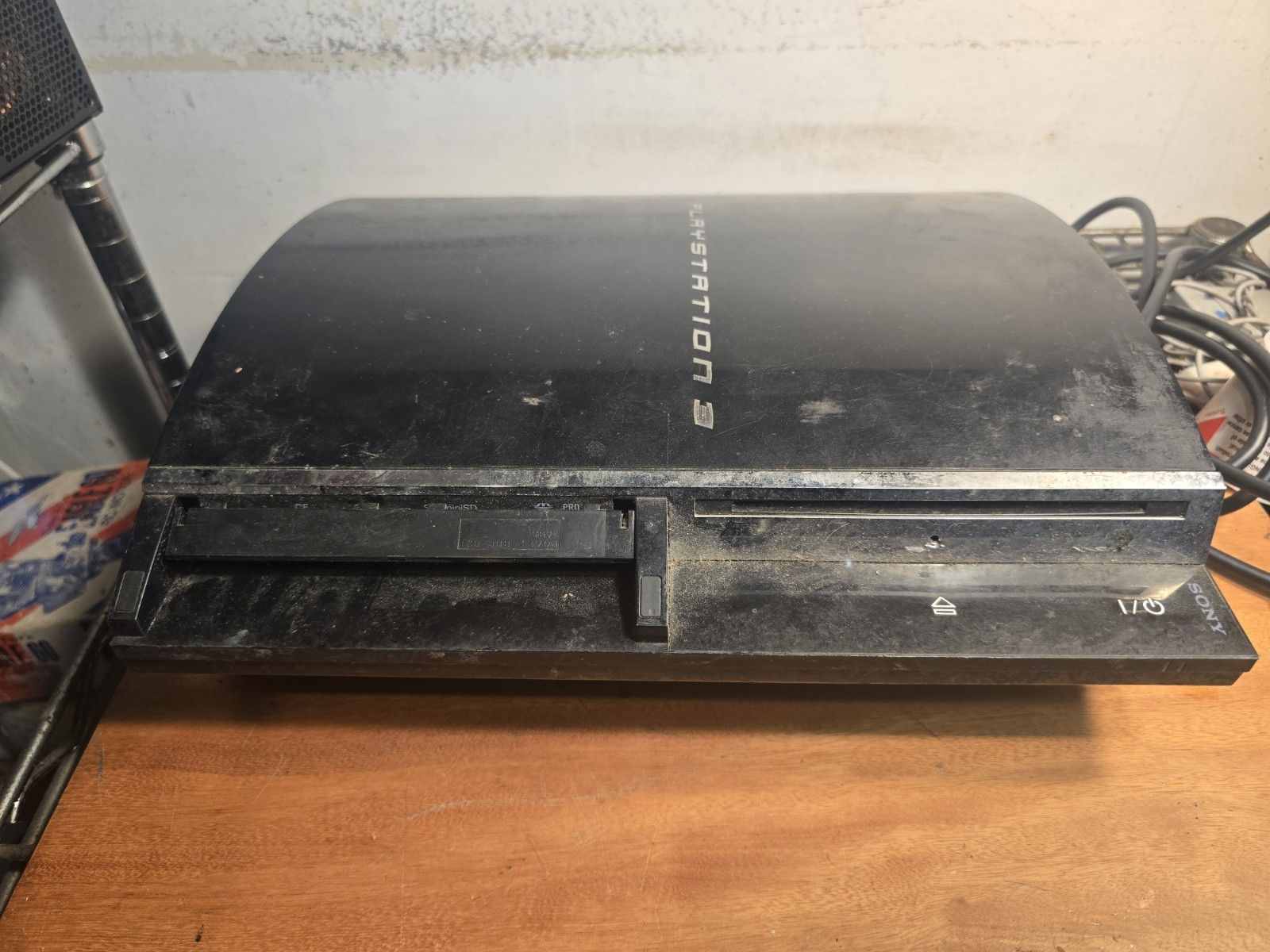Playstation 3 Fat 60GB CECHA01 PS3 Backward Compatible – For Parts / Repair