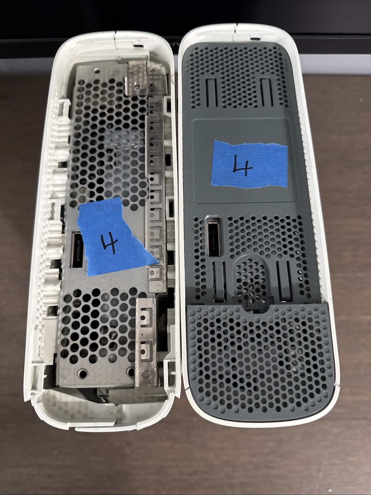 Lot of 2 Microsoft Xbox 360 Zephyr Consoles FOR PARTS OR REPAIR