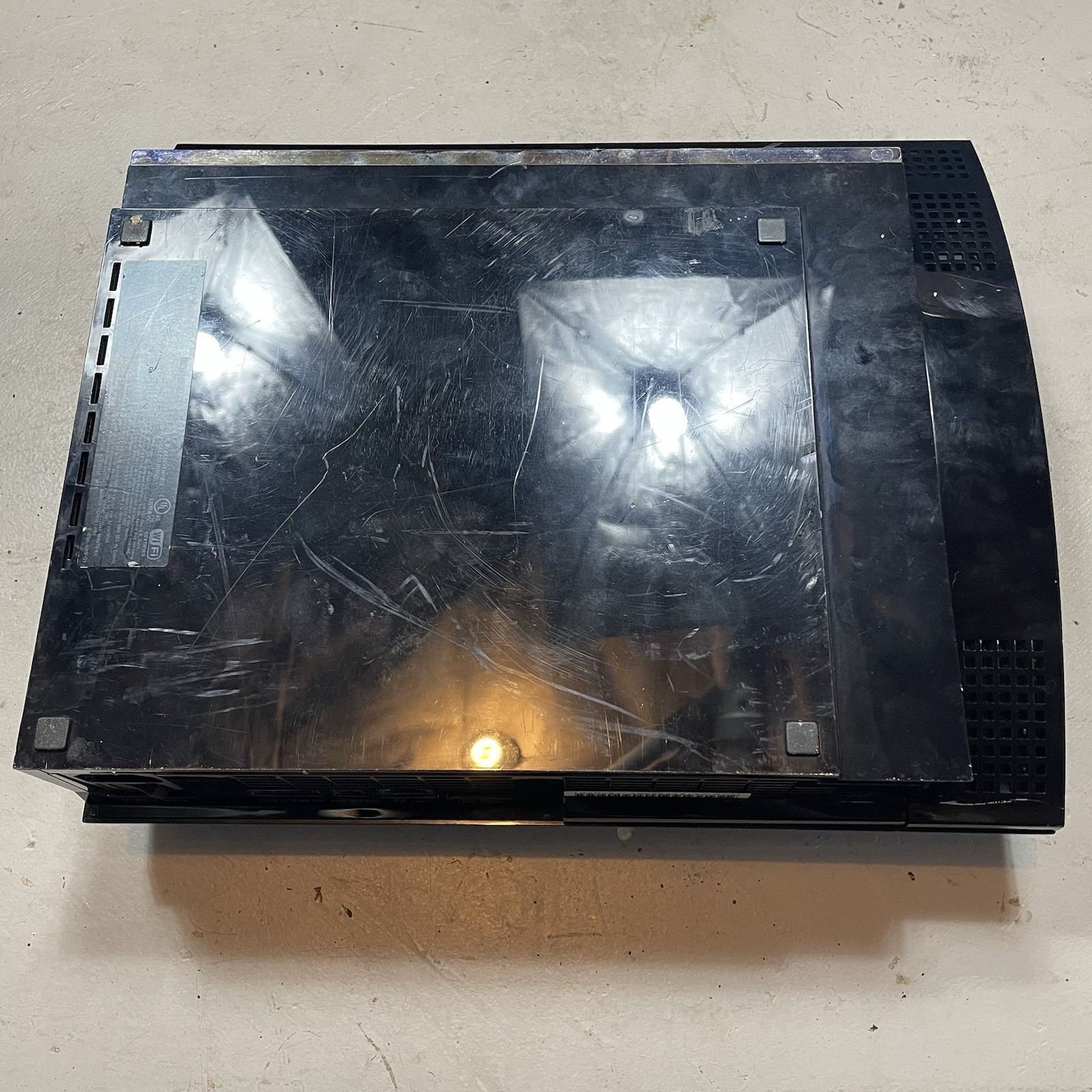 Sony PlayStation 3 PS3 Console Backward Compatible Fat AS IS FOR PARTS OR REPAIR