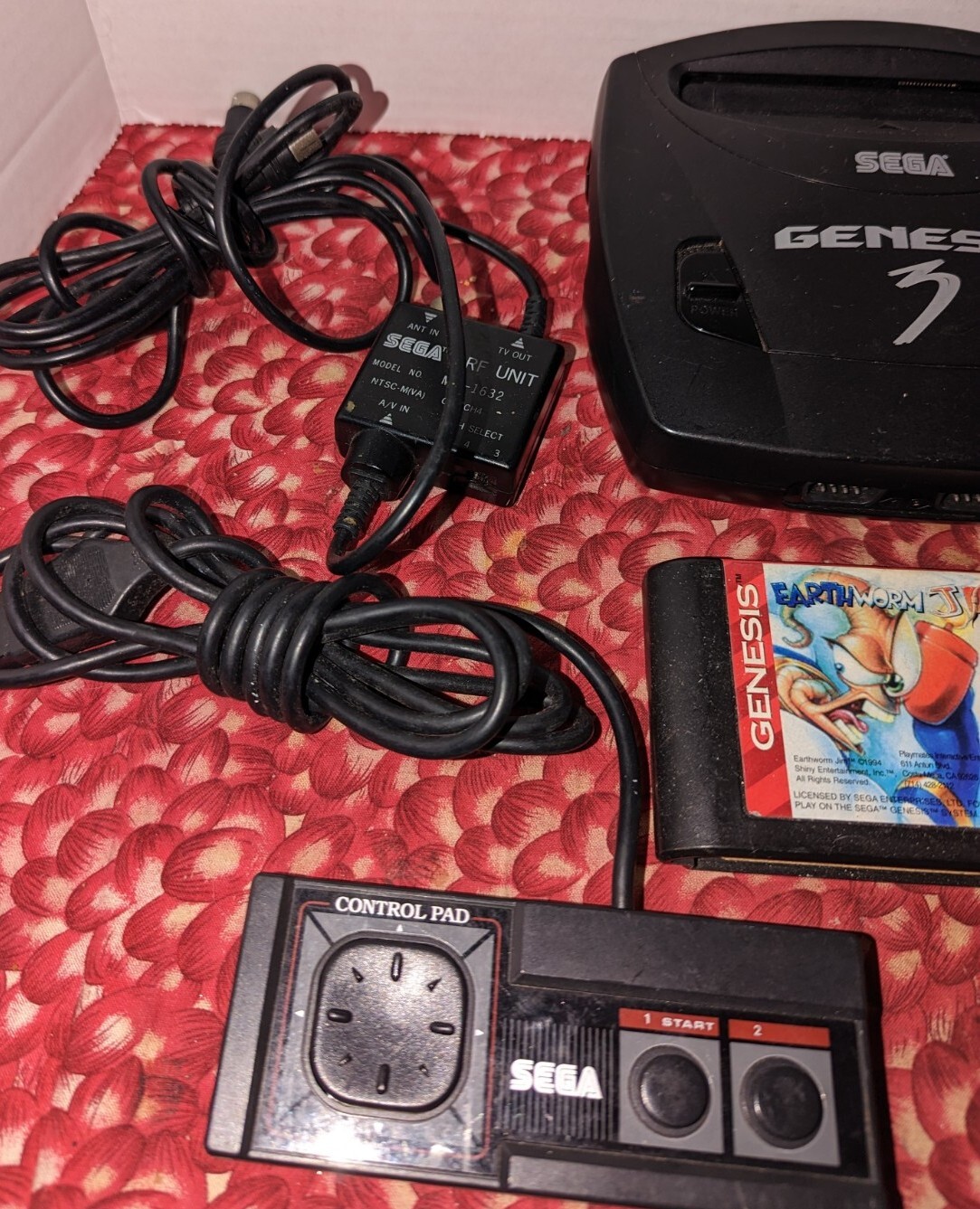 SEGA Genesis 3 Core System (USED) Open Box, complete w/ plastic bags