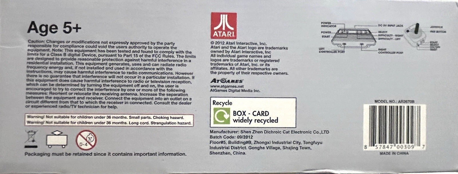 Atari 40th Anniversary Flashback 4 Classic 76 Built-in Games Console Sp. Ed.