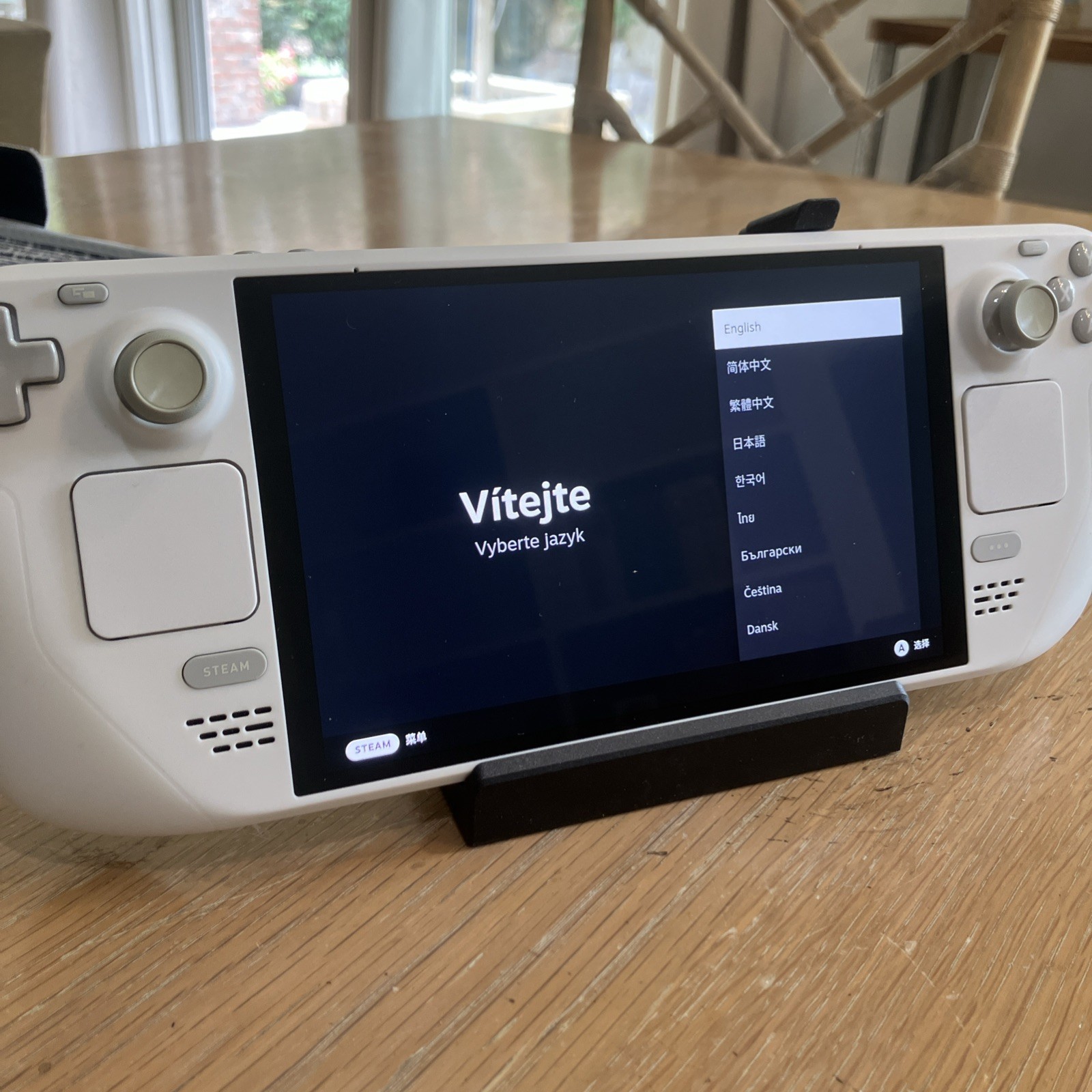 Valve Steam Deck OLED 1TB White Limited Edition + “Dock + US Wall Charger”
