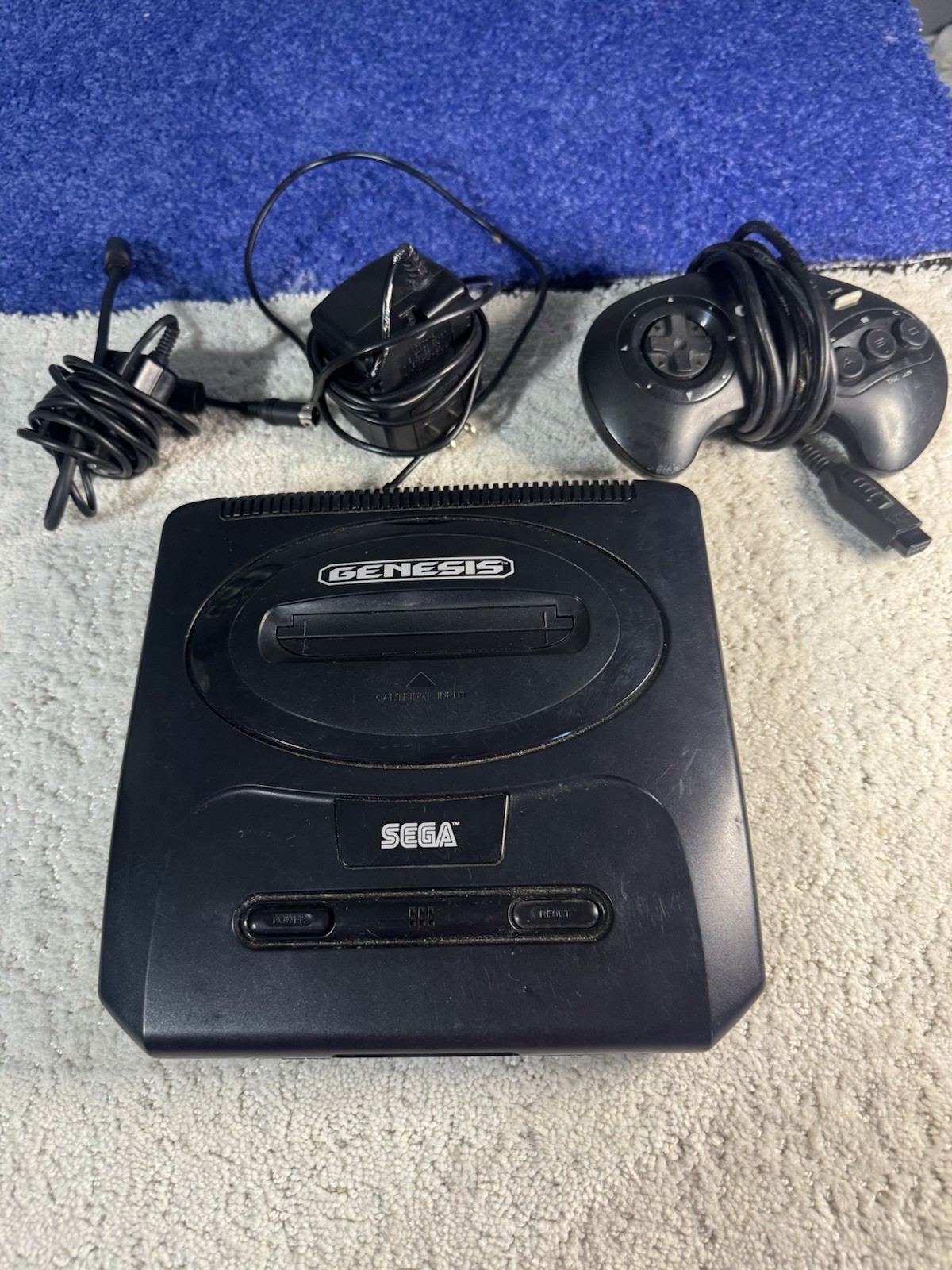Sega Genesis Console, Used One Controller, AV Cables , Power Supply