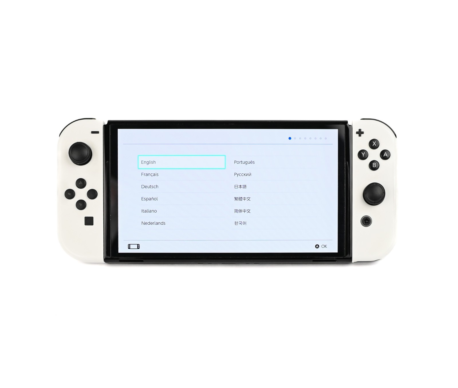 Nintendo Switch OLED Handheld Console – 64GB/White With Box
