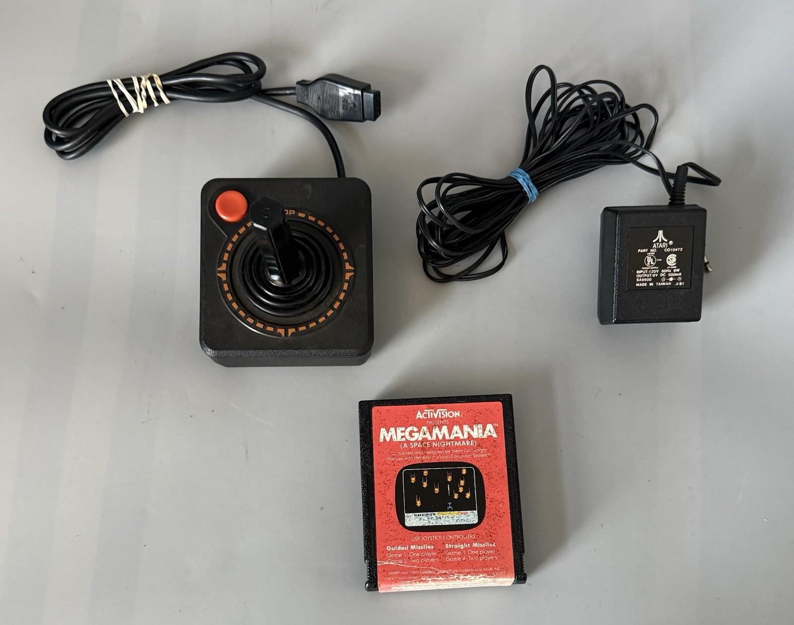 Atari 2600 4-Switch Darth Vader Console — Tested/Working w/ Accessories