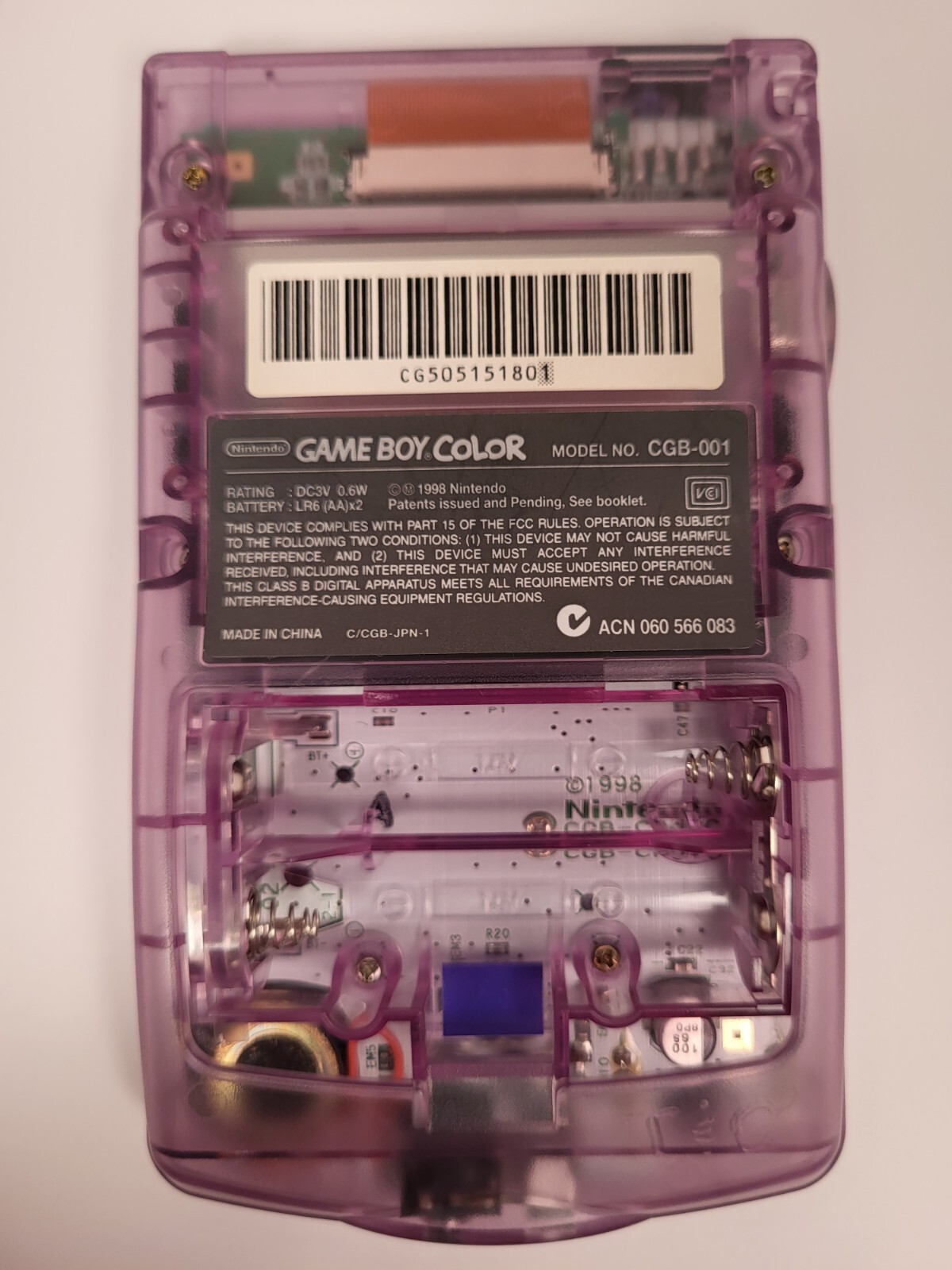 Exceptional Nintendo Game Boy Color – Atomic Purple with Games And Accessories