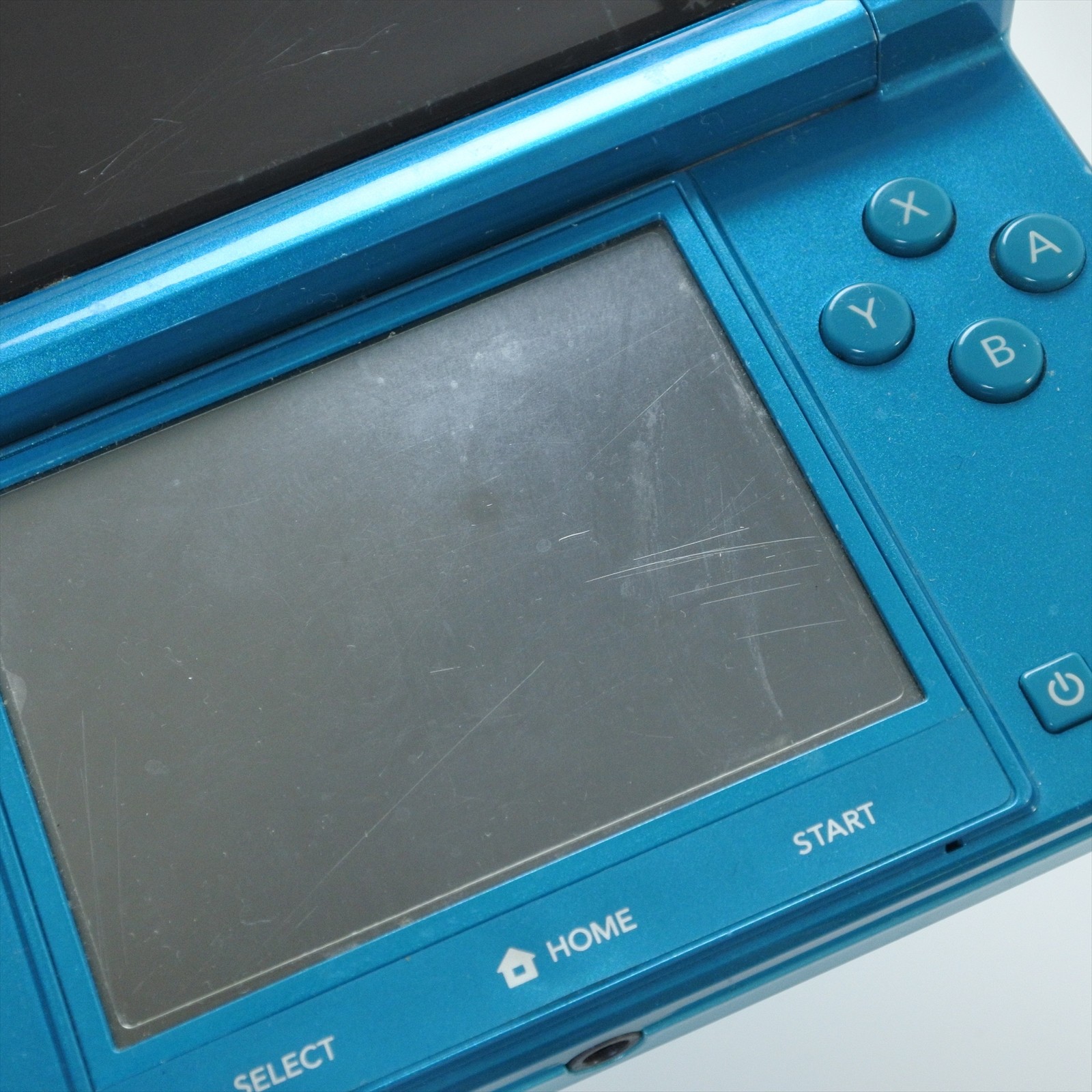 JUNK Nintendo 3DS AQUA BLUE Console CTR-001 NO Battery/pen CJF138325808 n3ds