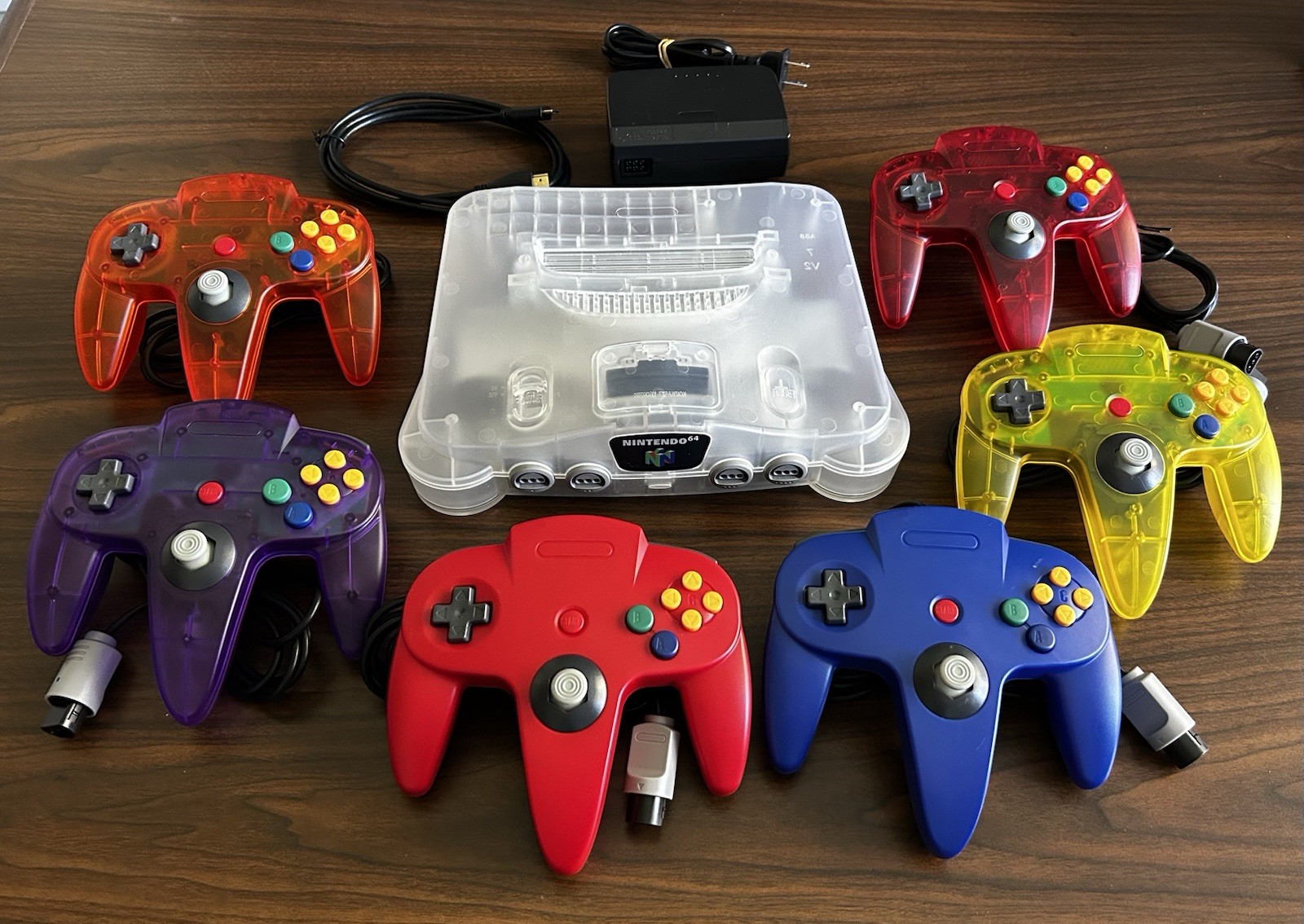 N64 clear white Nintendo- hdmi Mod- PICK YOUR BUNDLE – FAST SHIPPING
