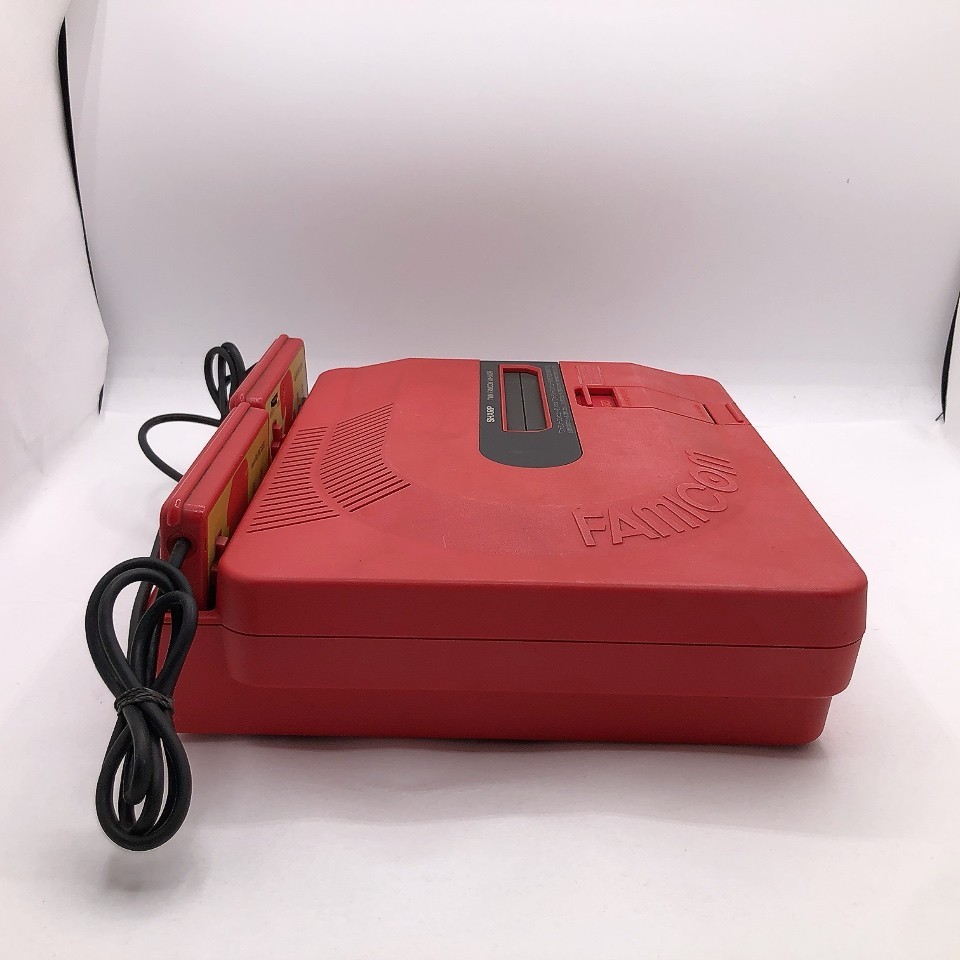 Sharp Twin Famicom Console System Red New Belt AN-500R Japanese Tested