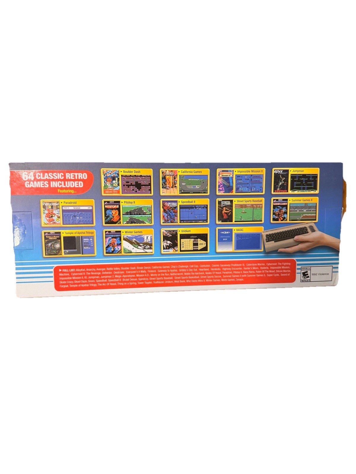 Retro Games The C64 Mini Console Videogames Deep Silver – RGL001
