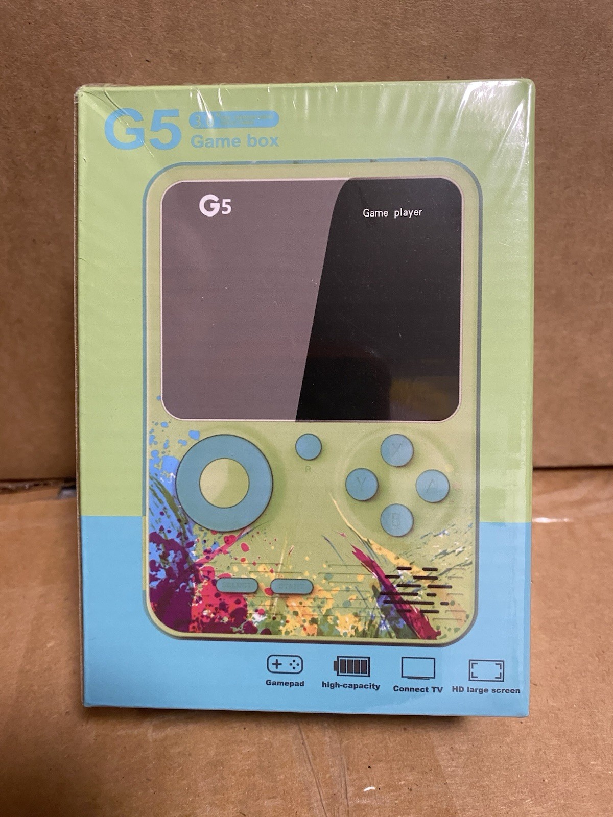 Game box G5 Handheld System 3.0 Inch Full-Color Screen Connect TV Gamepad