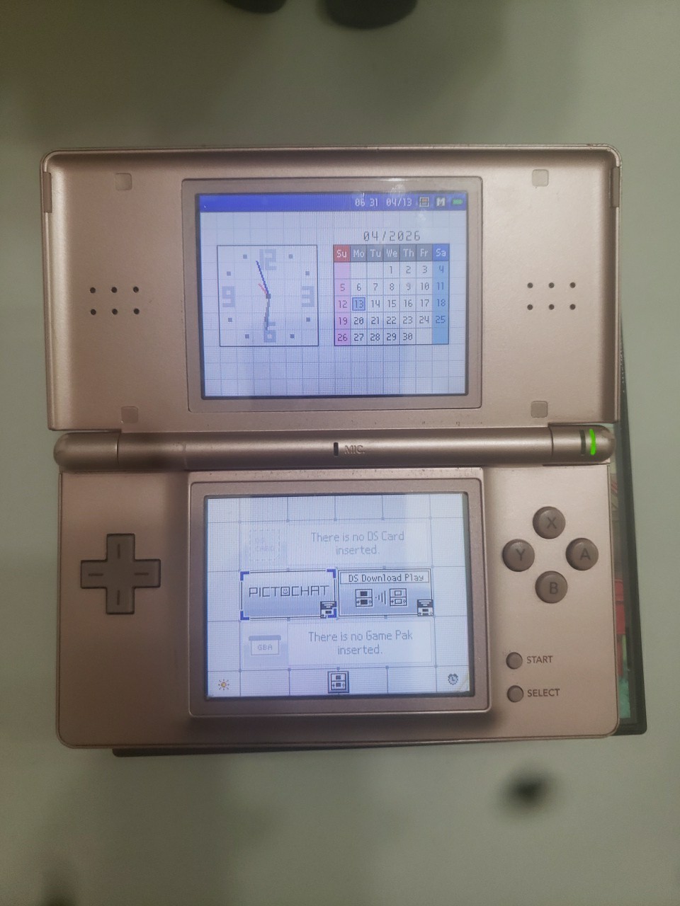 Nintendo Ds Lite Metallic Rose Gold & Rune Factory 1 2 3 4 Bundle Tested Working