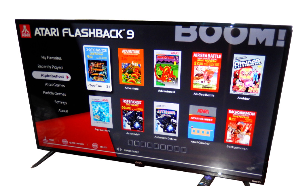 Atari Flashback 9 AR3050 HDMI Game Console 110 Games & Two Wired Controllers