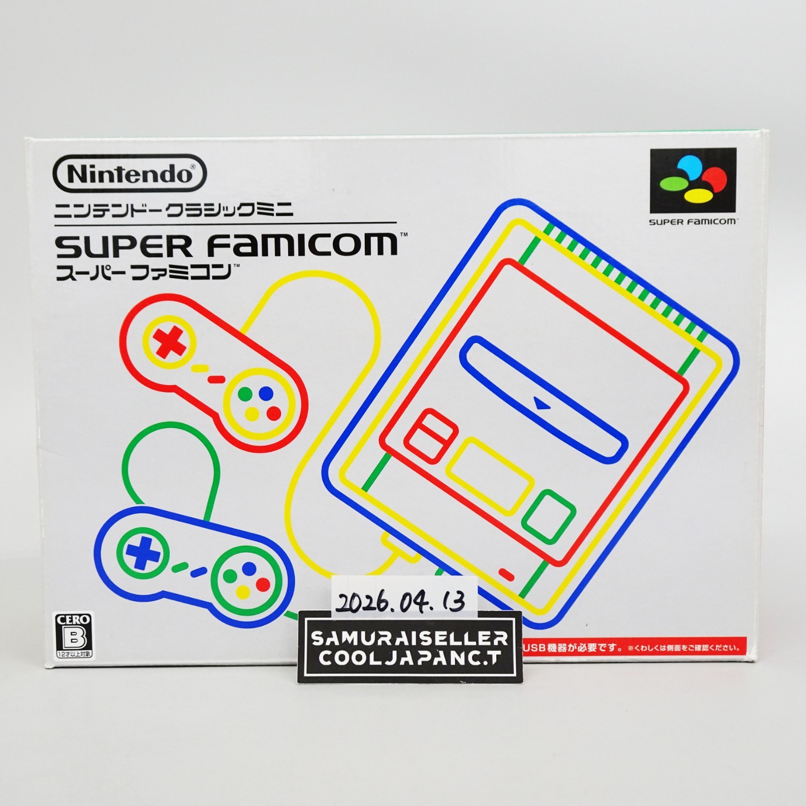 Nintendo Classic Mini Super Famicom Gray console SNES SFC Used Tested Boxed Used