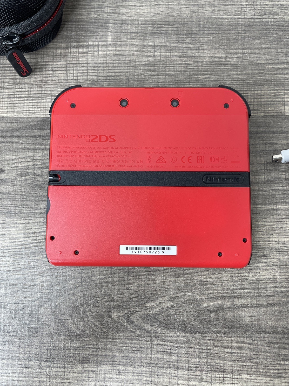 Nintendo 2DS Launch Edition Crimson Red Handheld System