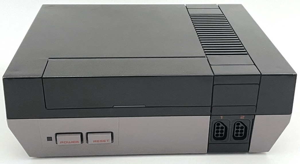 BLACK EDITION Nintendo Entertainment System NES Video Game Console Bundle Set