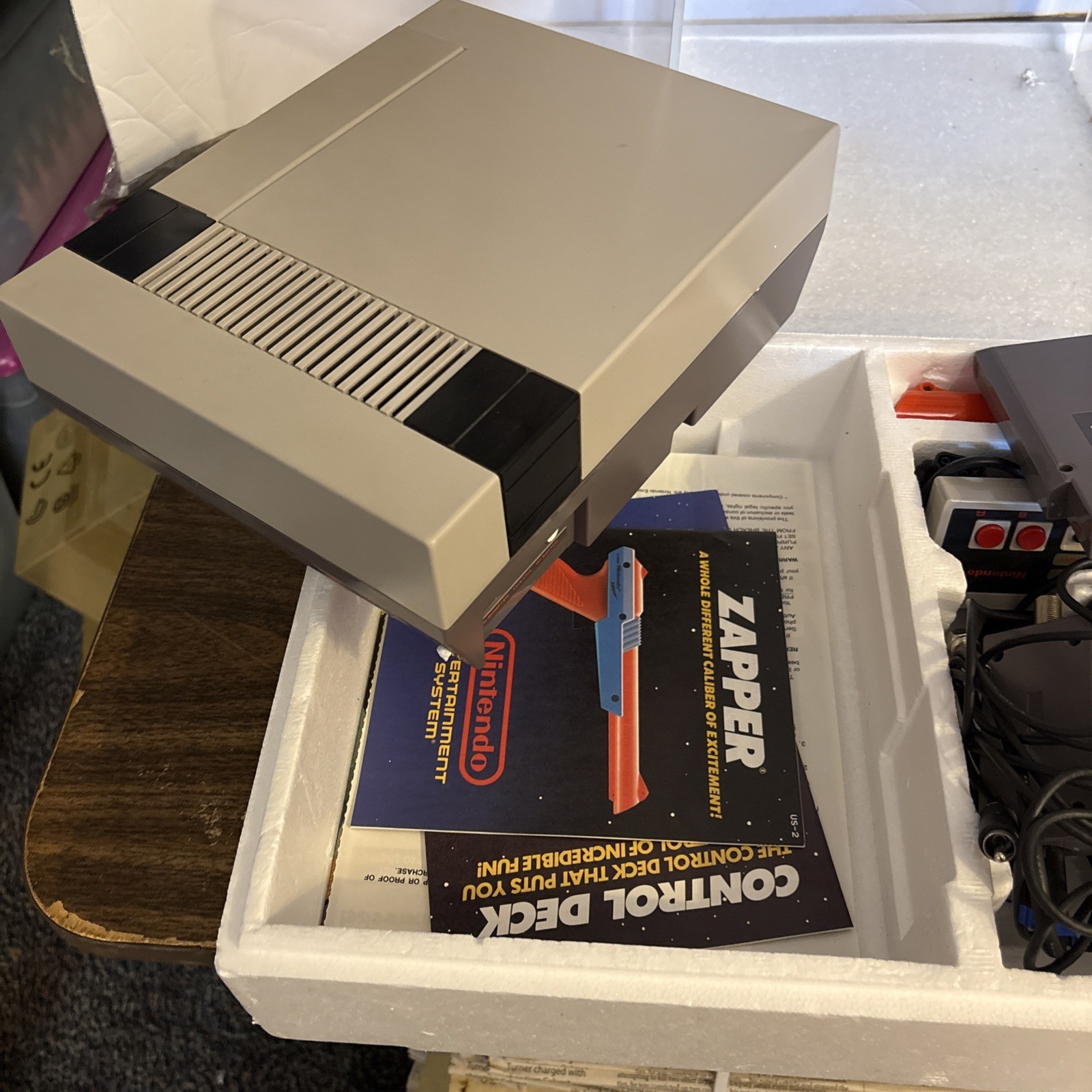 Nintendo NES Action Set System Console – Complete – Tested – Authentic + Games