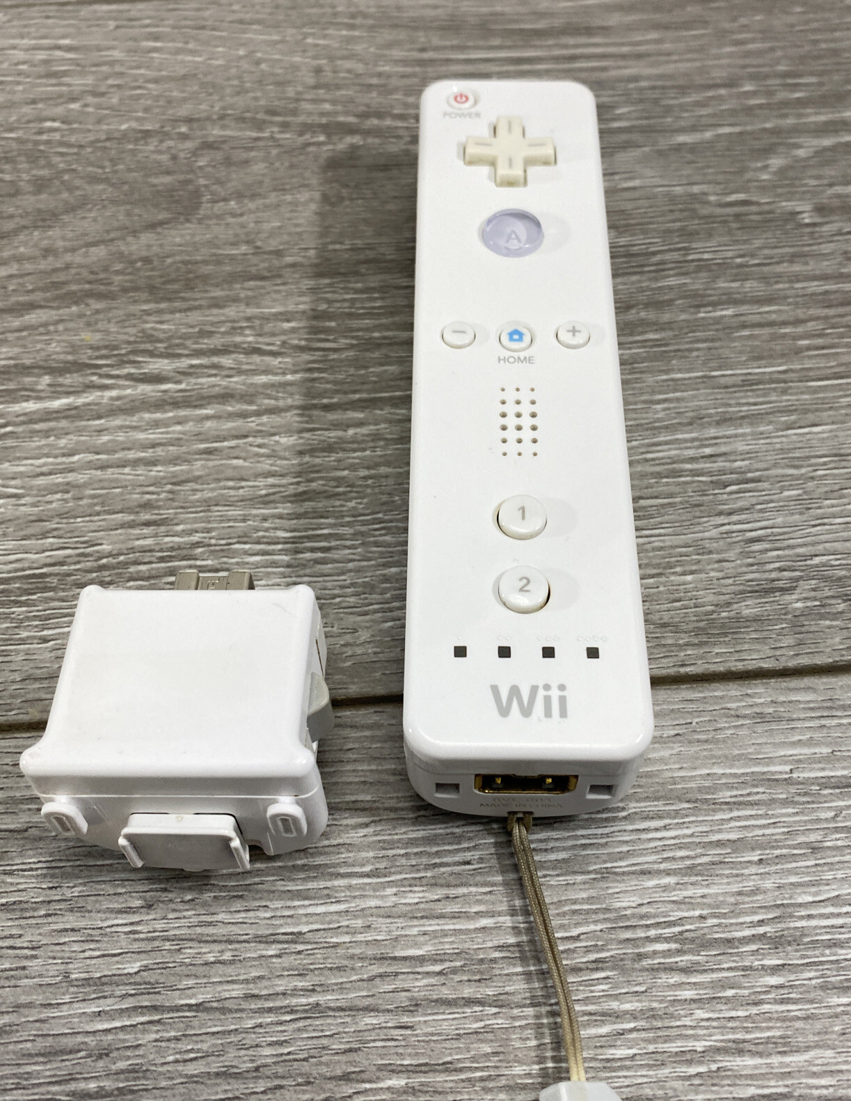Nintendo Wii White Console System With 1Remote Nunchuck All Cords Included Works