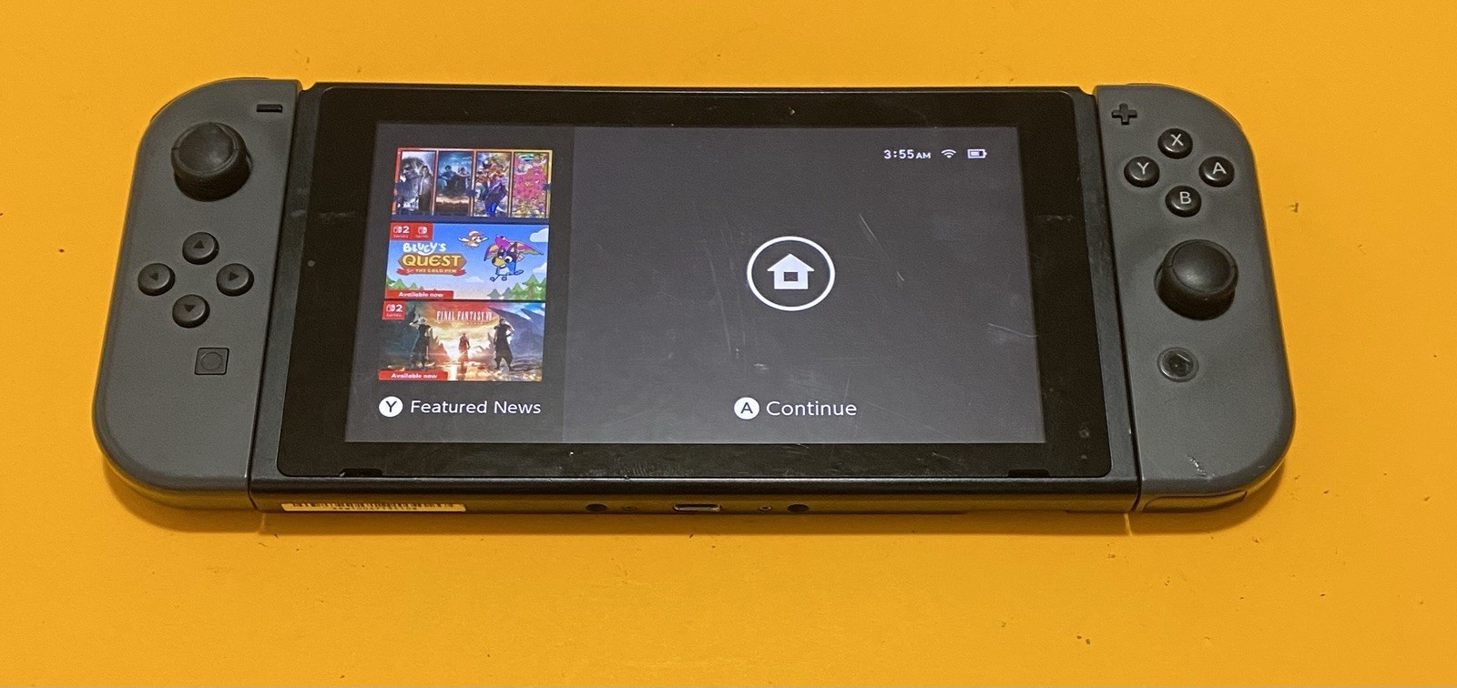 Nintendo Switch Handheld Console Gray Joy-Cons HAC-001 32 GB Working READ