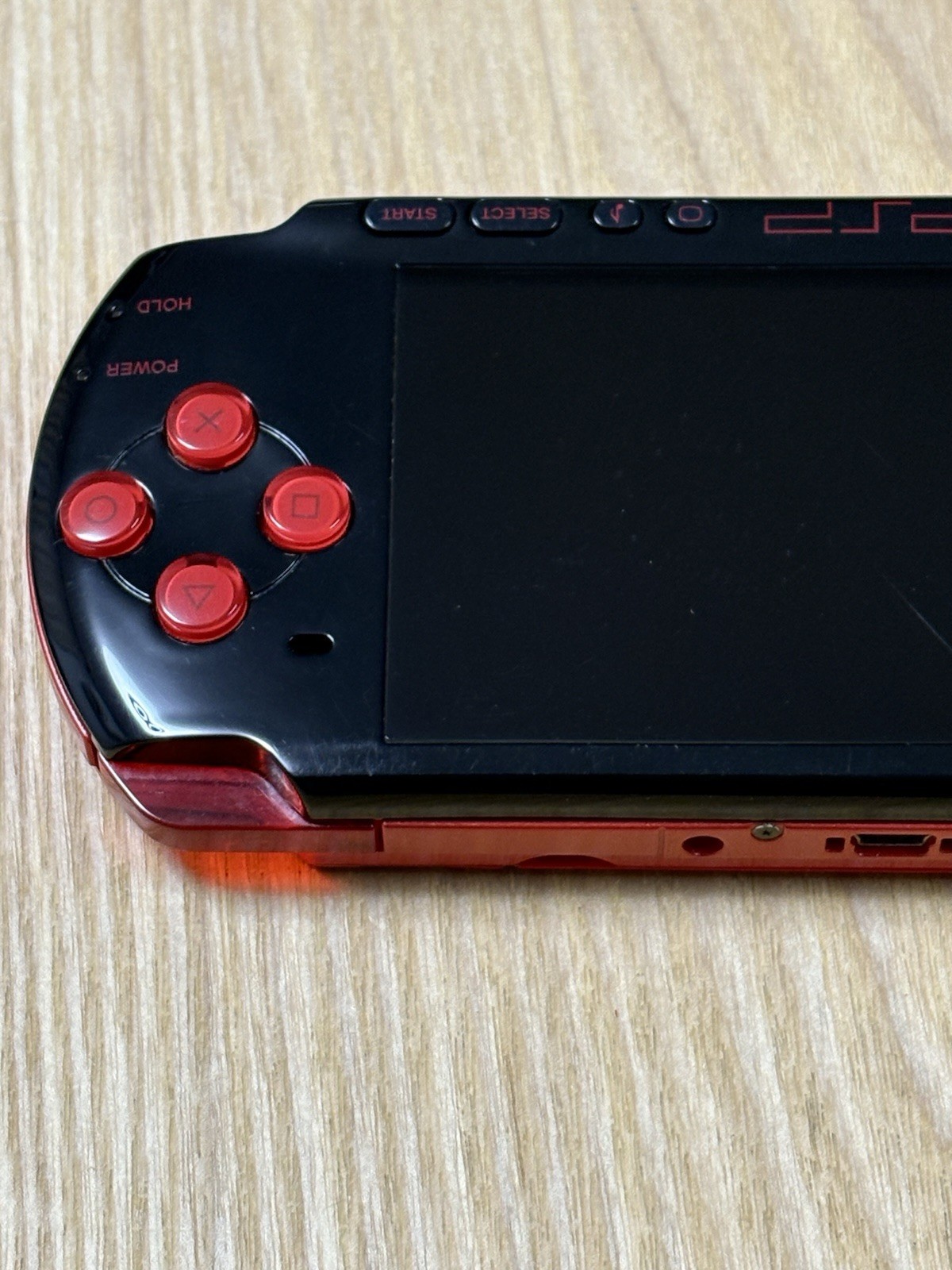 Sony PSP 3000 Black Red Handheld Console PSP-3000 Region Free Tested Japan