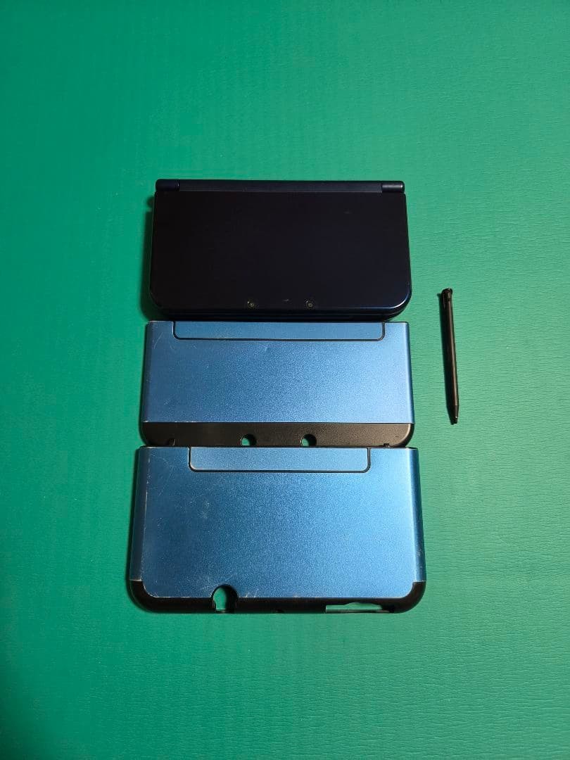 3DS/2DS/DS Nintendo3Ds Ll Body Metallic Blue Case Included Japan