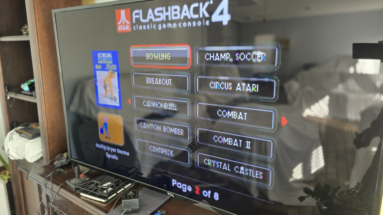 Atari – Flashback 4 classic Game Console Tested & Works Yar’s Revenge Centipede