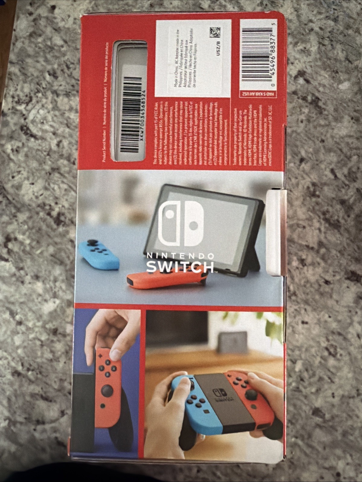 Nintendo Switch 32GB Handheld Console – Neon Red/Neon Blue – new in box