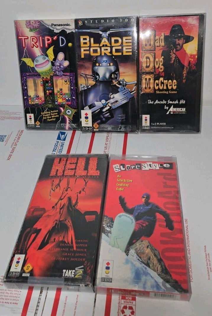 5 3DO Games Including Trip’D, Slopestyle, Hell, Blade Force, Read Listing!