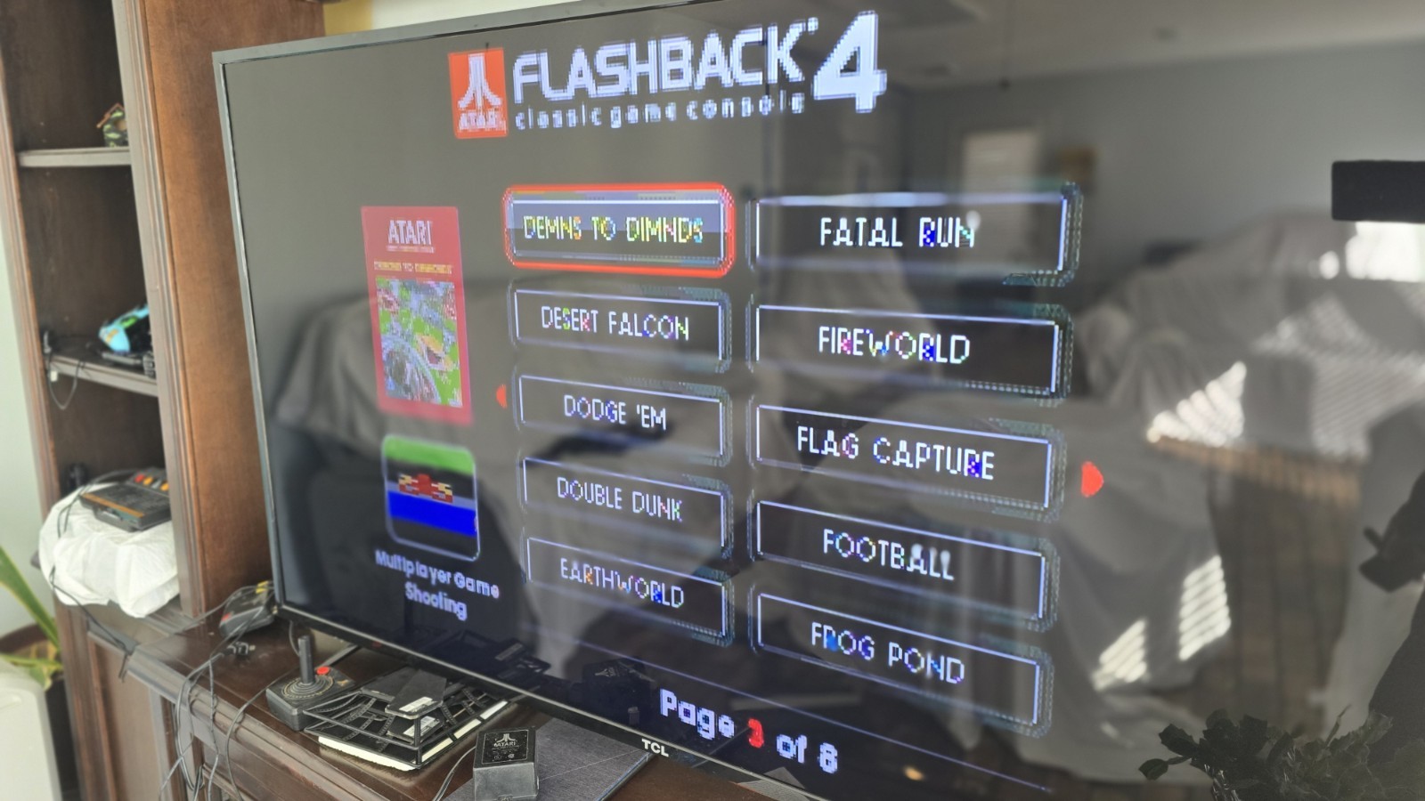 Atari – Flashback 4 classic Game Console Tested & Works Yar’s Revenge Centipede