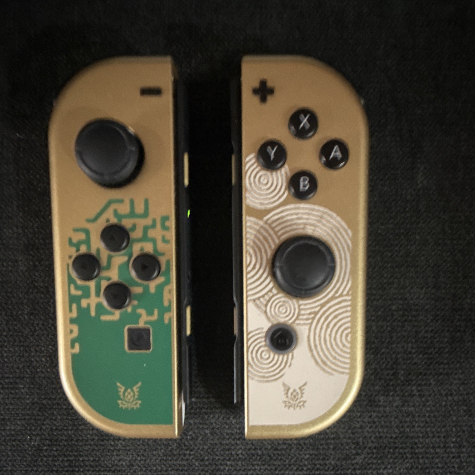 Nintendo Switch OLED Zelda Edition Console w/ Dock, Gold Joy-Cons, 128GB microSD
