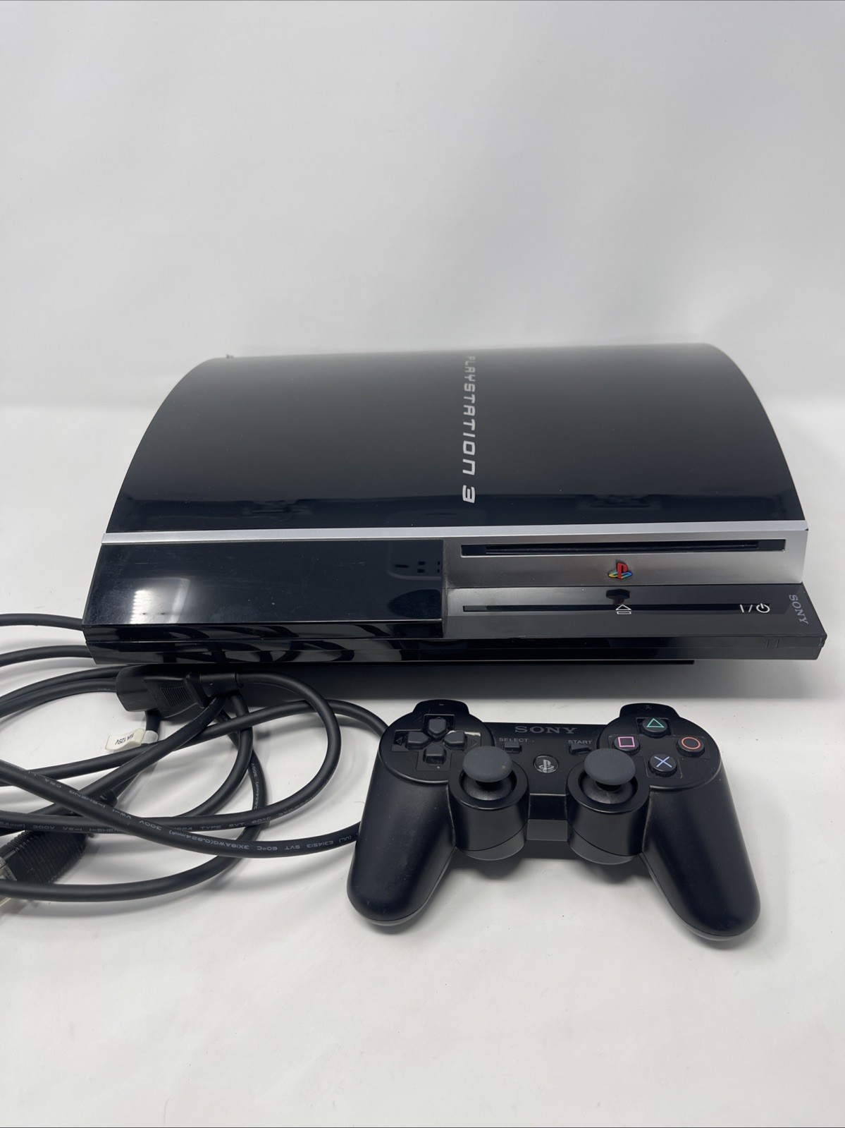 Sony PlayStation 3 PS3 80GB Fat CECHL01 w/ OEM Controller & Power Cord – Works
