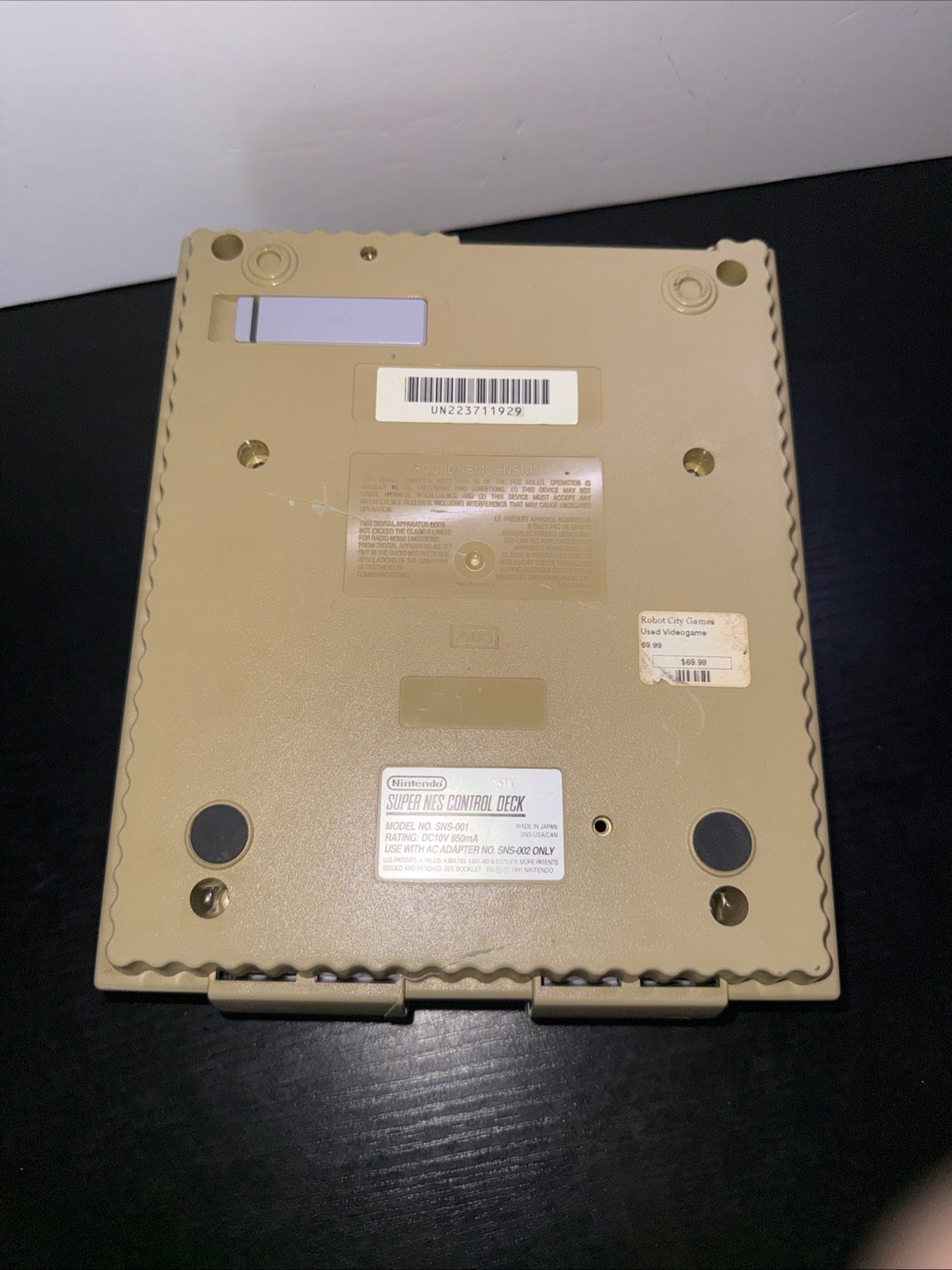 •Cosmetically Flawed•Super Nintendo SNES Console-Free Shipping