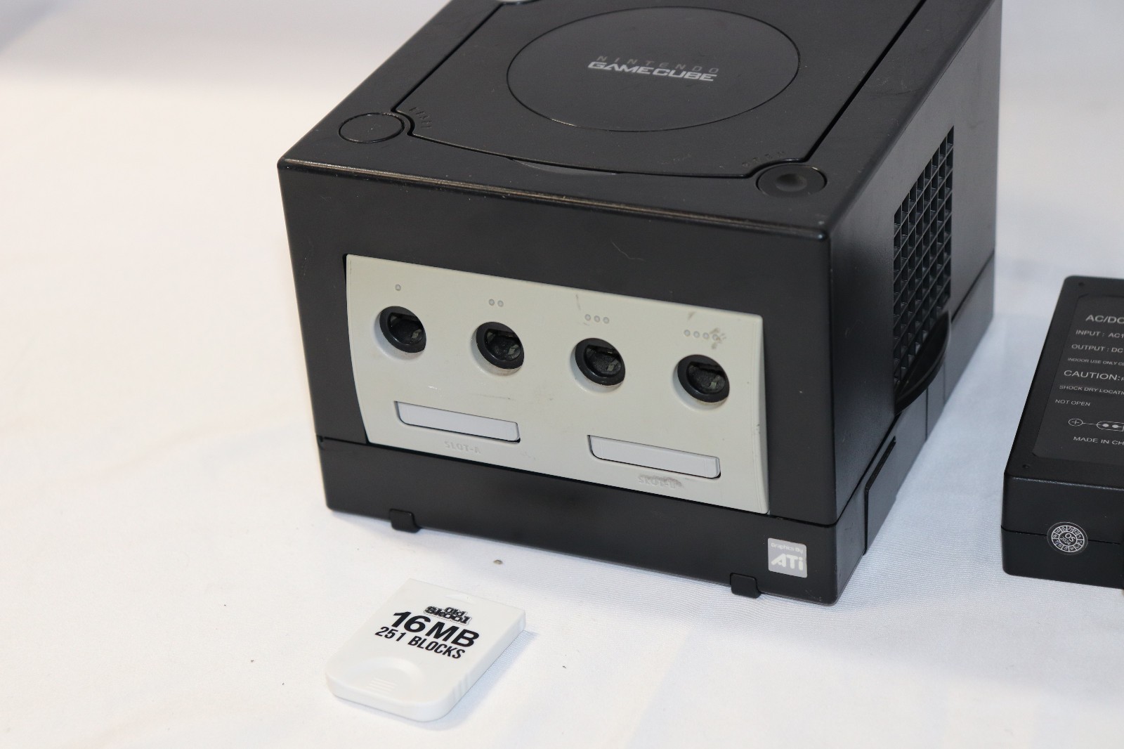 Nintendo DOL-101 GameCube Console & Power Adapter Only – Black