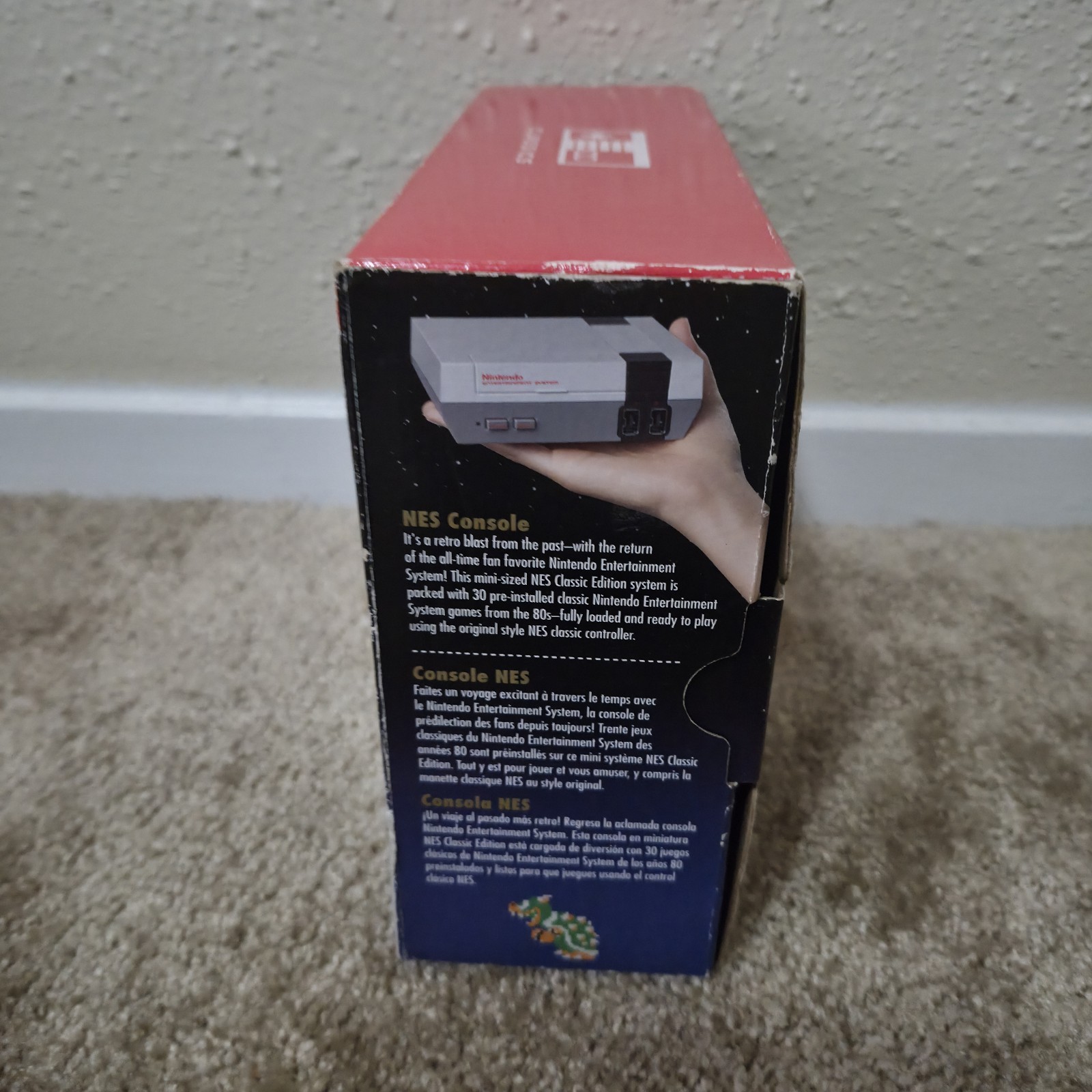 Nintendo Entertainment System NES Classic Edition Console Gray w/ 30 NES Games