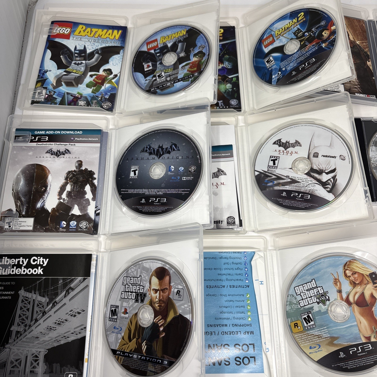 Sony PlayStation 3 PS3 Super Slim 250GB Console w/ Controller & 8 Games – Tested