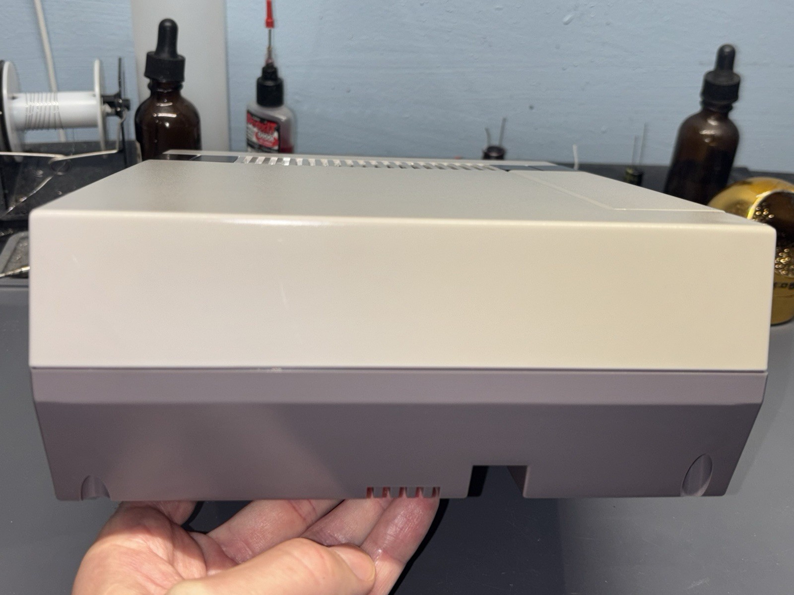 Ultimate NES RGB Nintendo Front Loader Full Recap LED Expansion Audio NESRGB V5