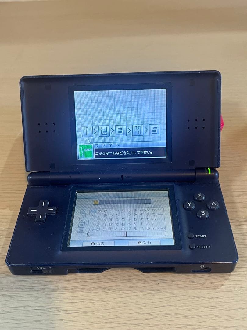 Color Enamel Navy of Nintendo DS Lite confirmed to be working