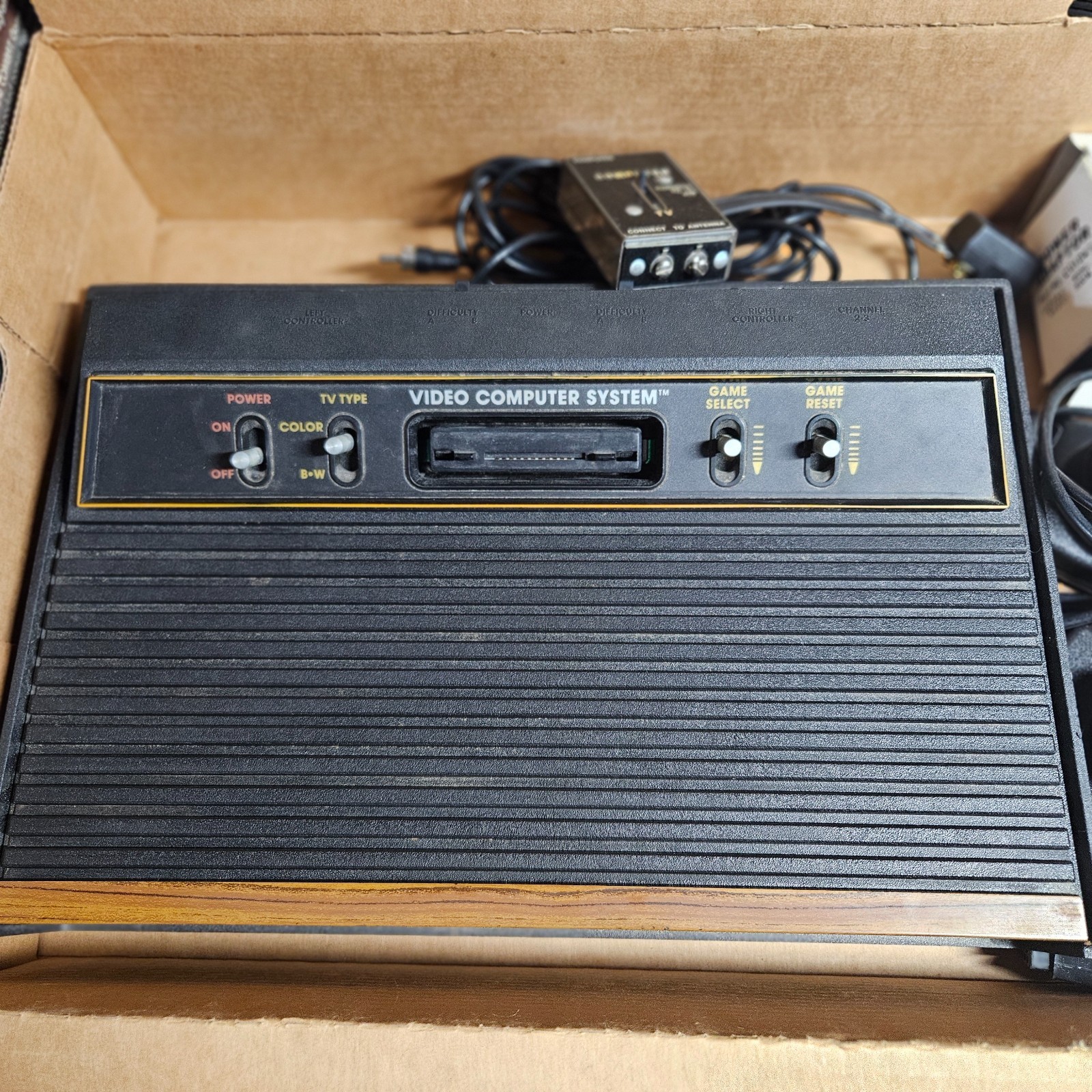 ATARI Video Computer System CX-2600 1980 Console matching Serial ## Complete