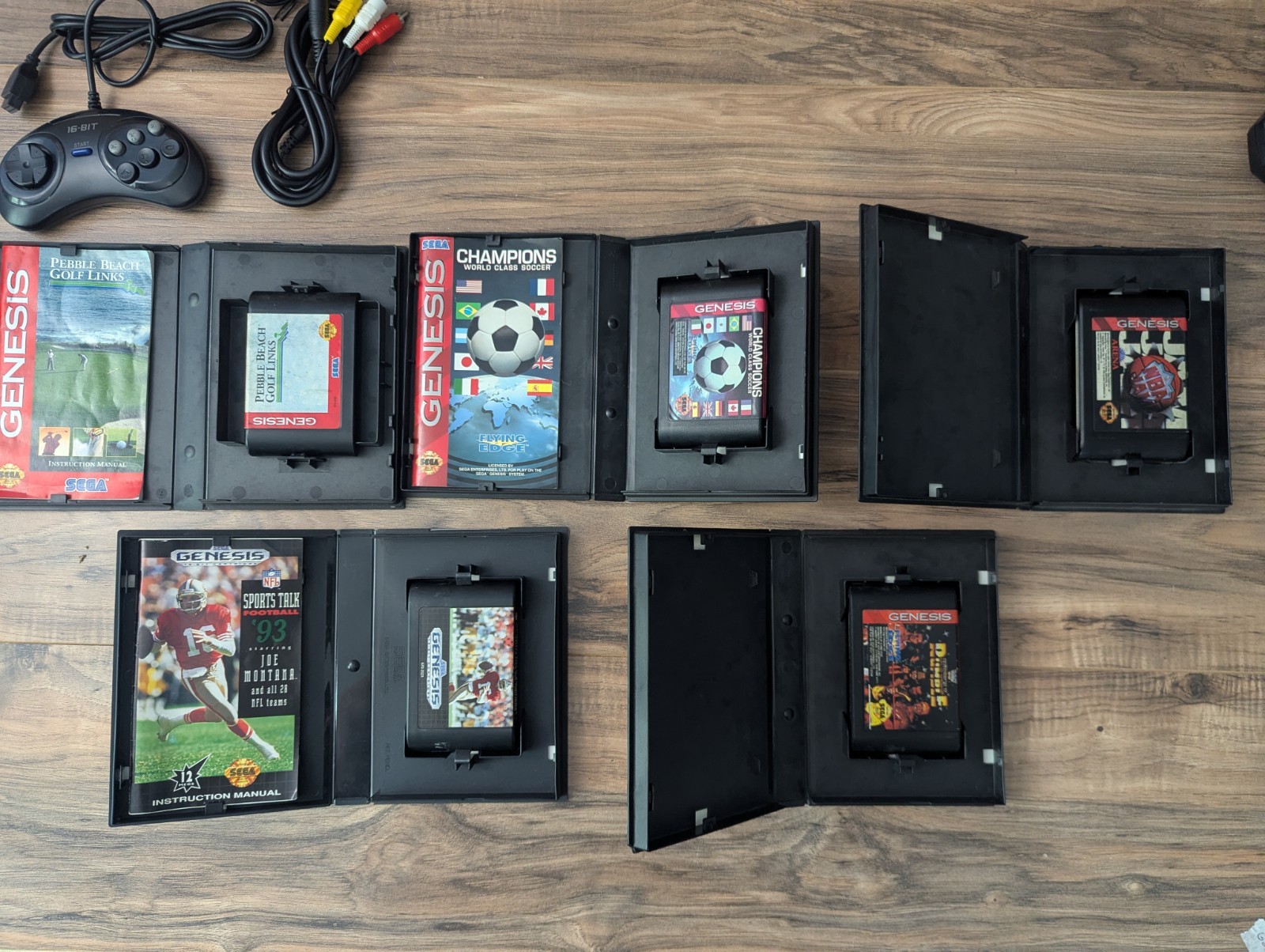 SEGA Genesis II Console Model 2 Bundle – Cleaned, Tested
