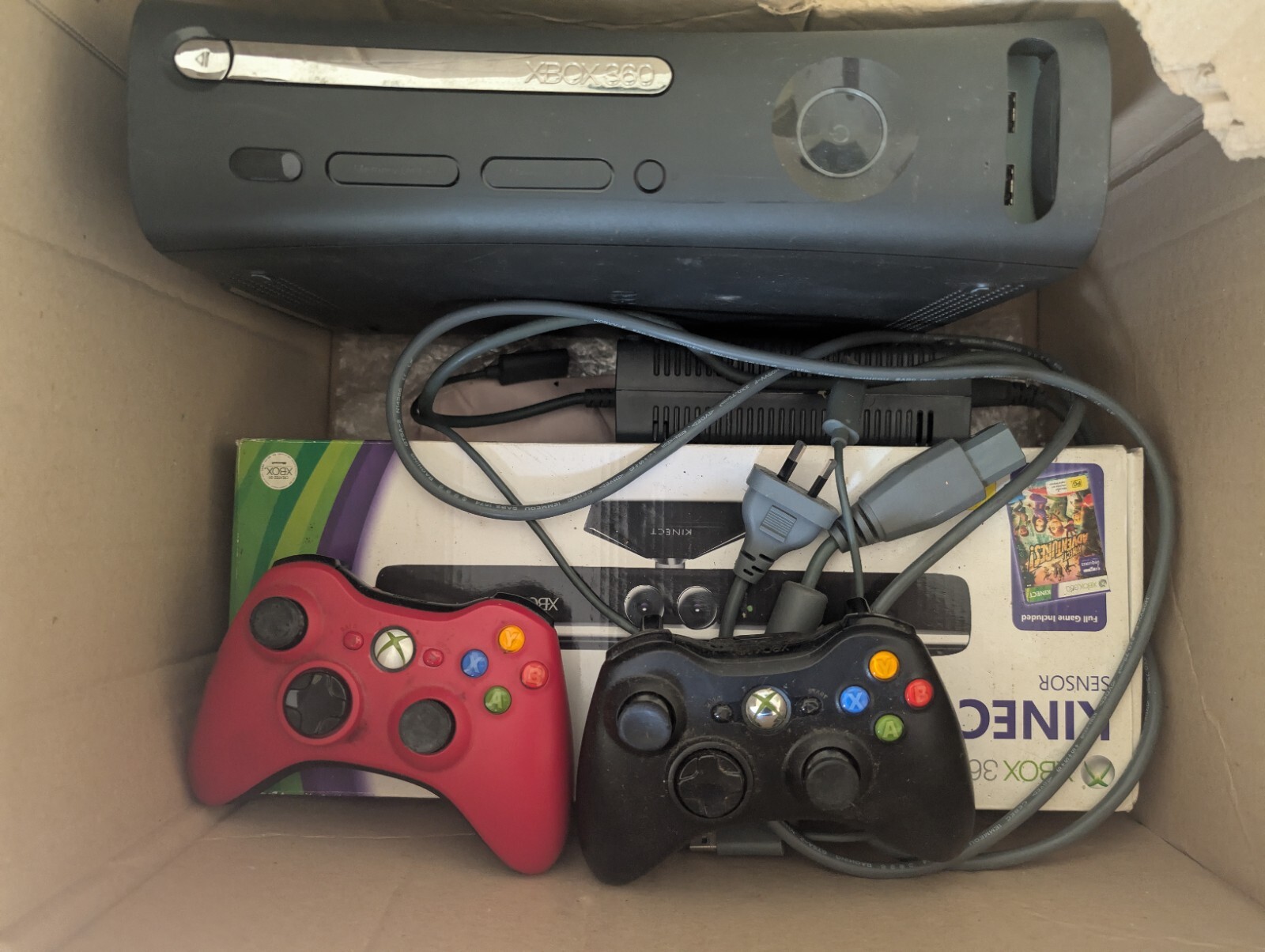 Microsoft Xbox 360 Elite 120 GB Console With Kinect And Wireless Network Adaptor