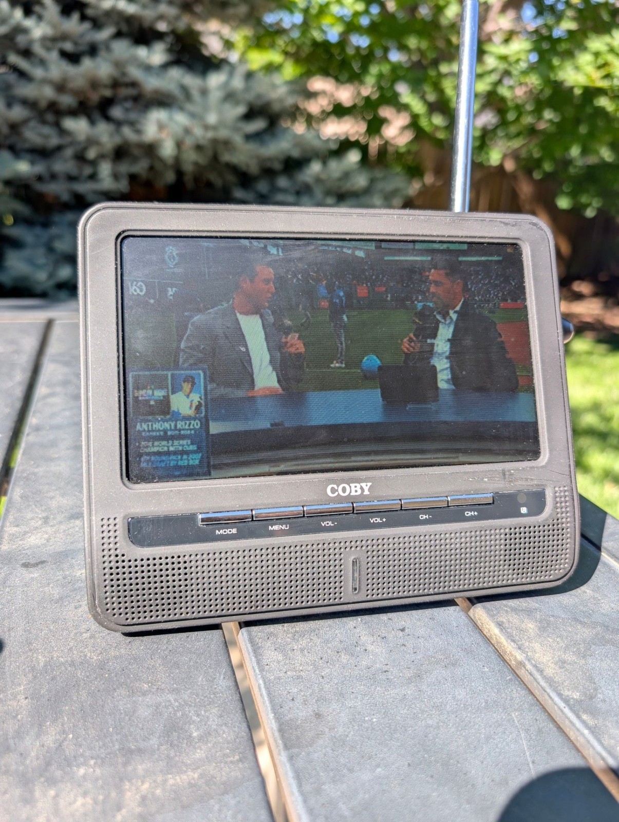 Coby TFTV791 7-Inch Portable Digital LCD TV – Full Bundle – Tested/Working!