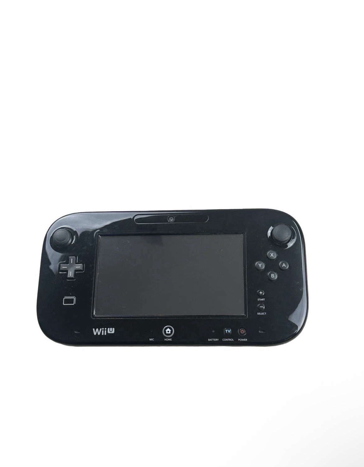Nintendo Wii U Black Deluxe Console Bundle – Gamepad,Charger Cords Stylus WORKS!