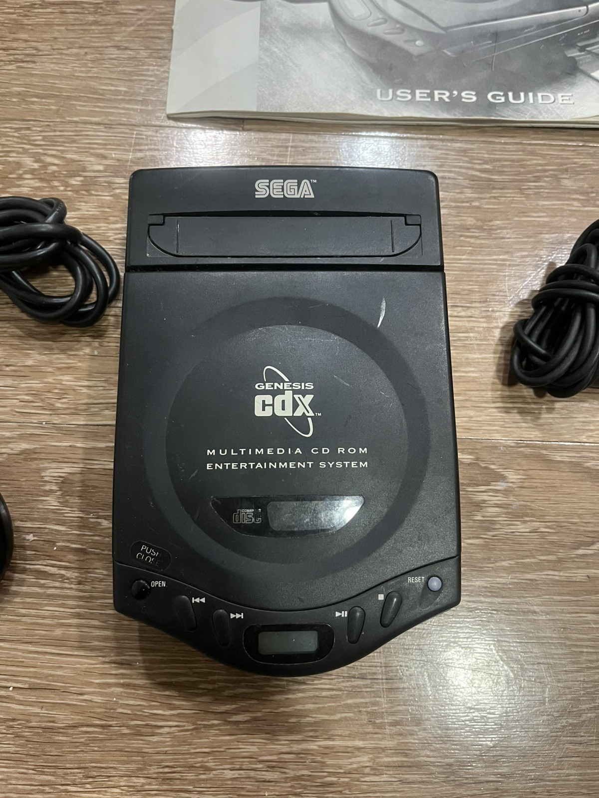 Sega Genesis CDX Black Console ** Partially Working ***FOR PARTS/REPAIR
