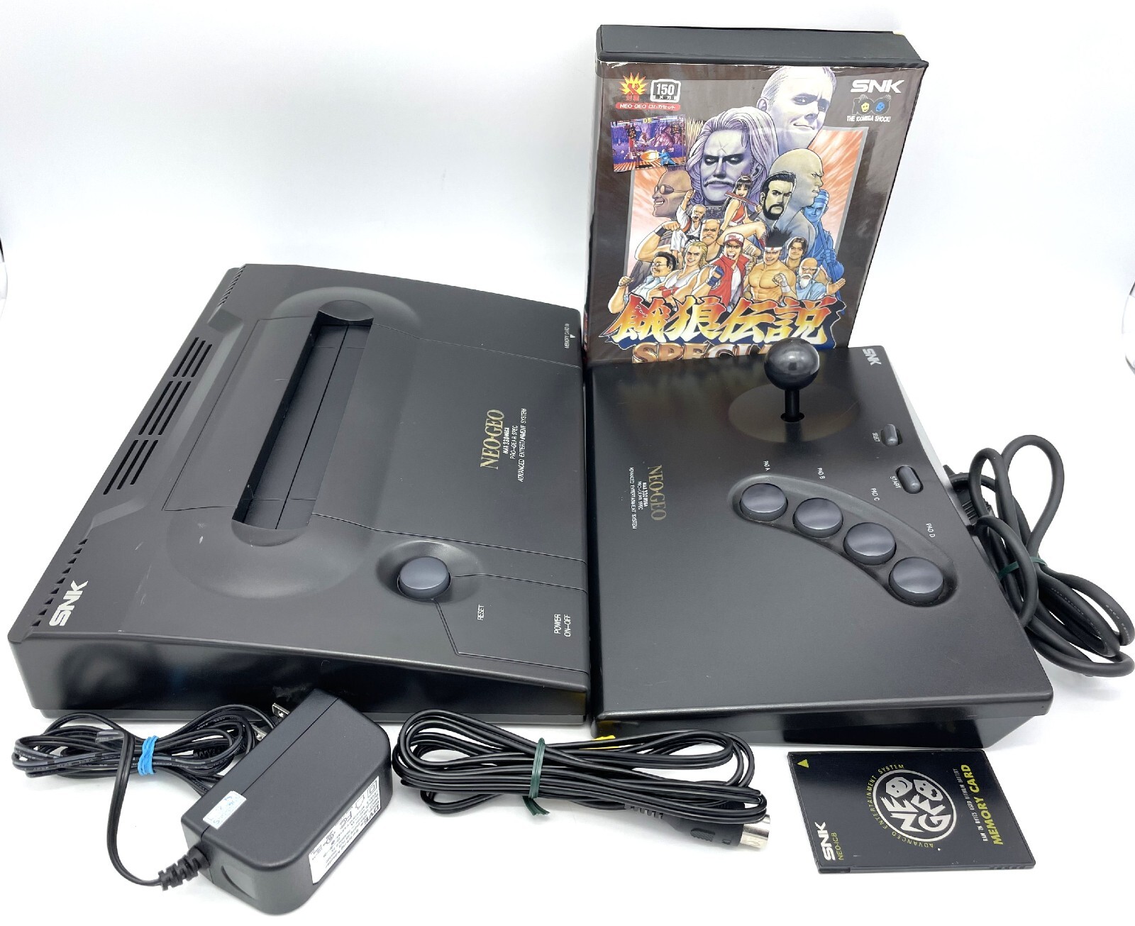 Neo Geo AES Console SNK All included & Rom Cartridge (FATAL FURY SP) Tested