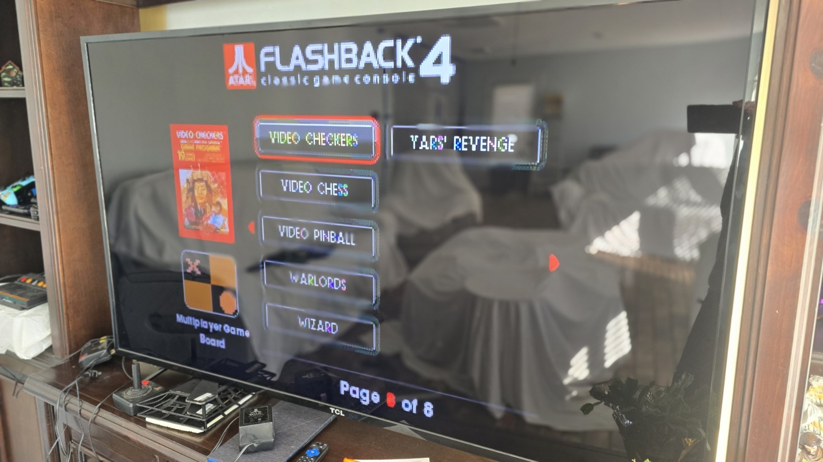 Atari – Flashback 4 classic Game Console Tested & Works Yar’s Revenge Centipede