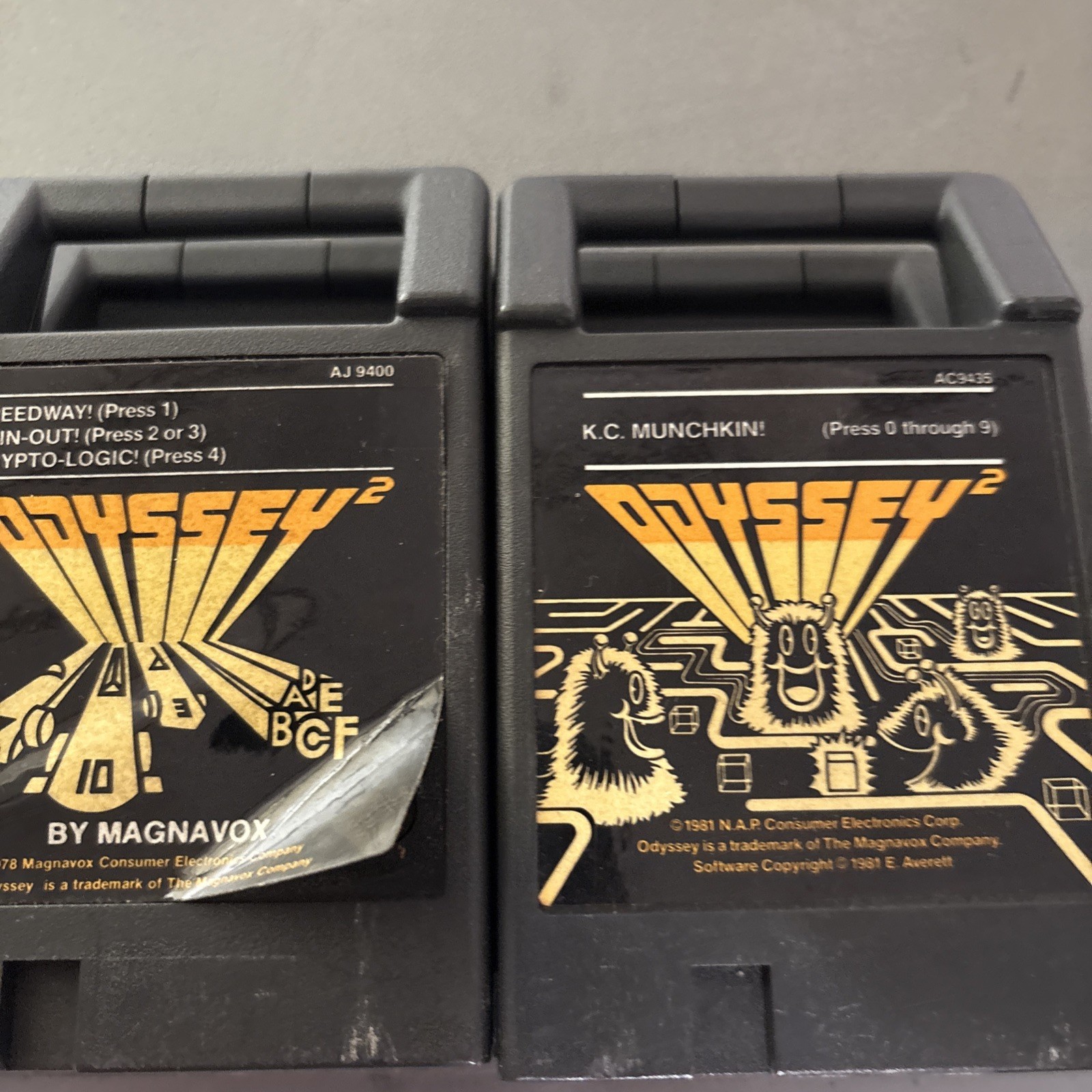 Magnavox Odyssey 2 Microprocessor Video Game Console In Original Box Plus Games