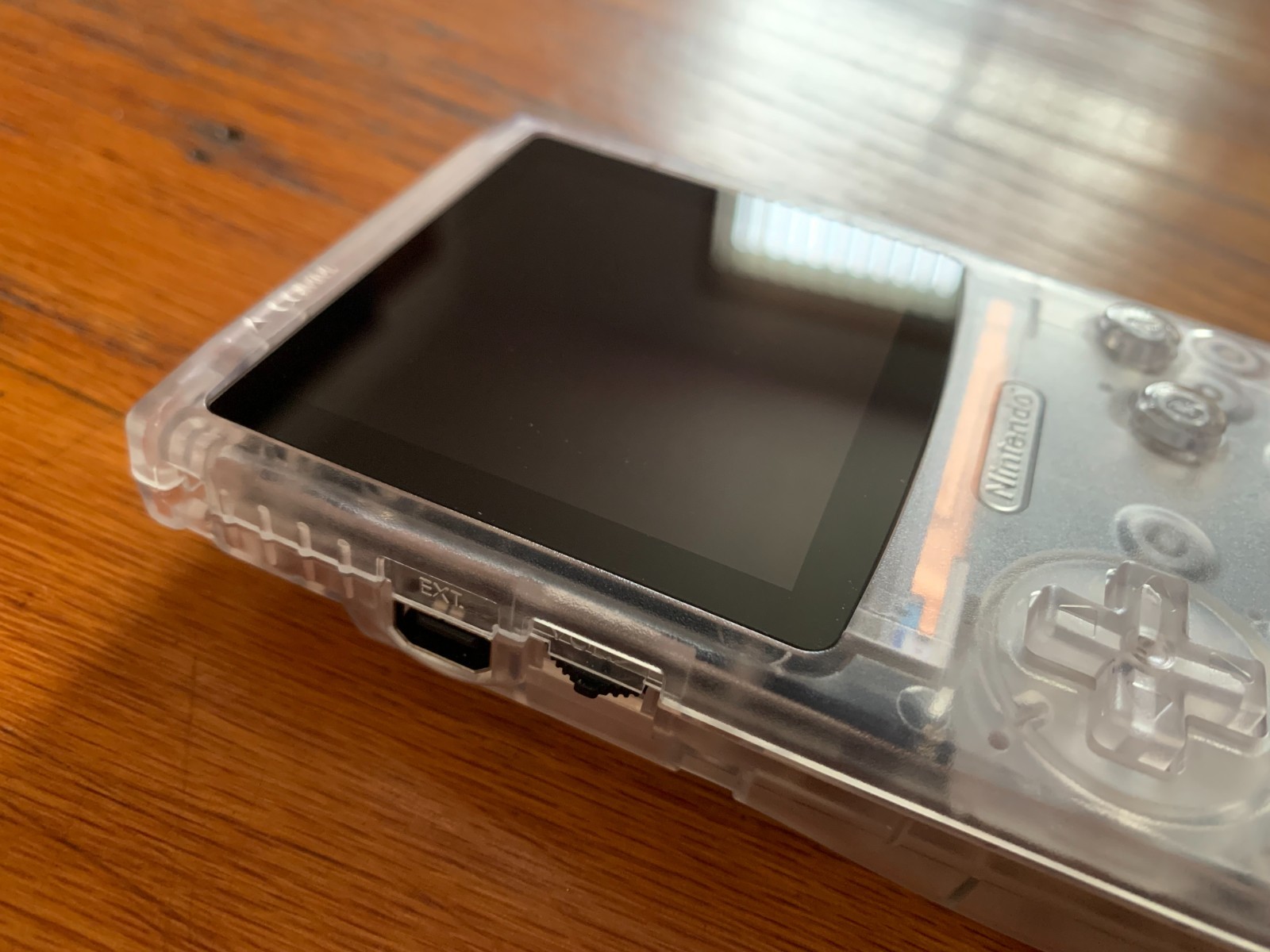 Funnyplaying FPGBC clear console system with box FPGA Game Boy Color